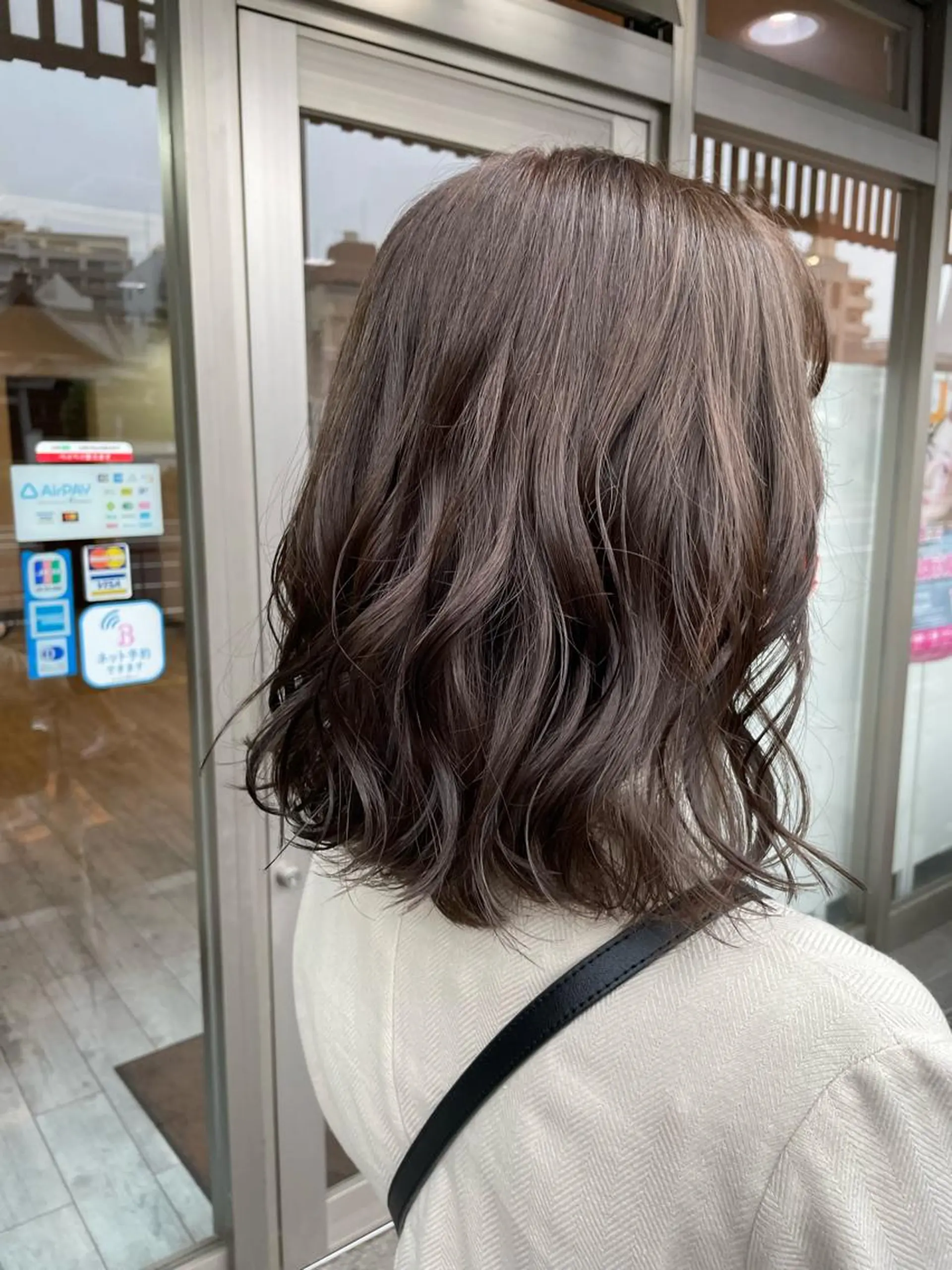 ミディアム カラー カット 高橋 みく/ minim 暖色のヘアスタイル