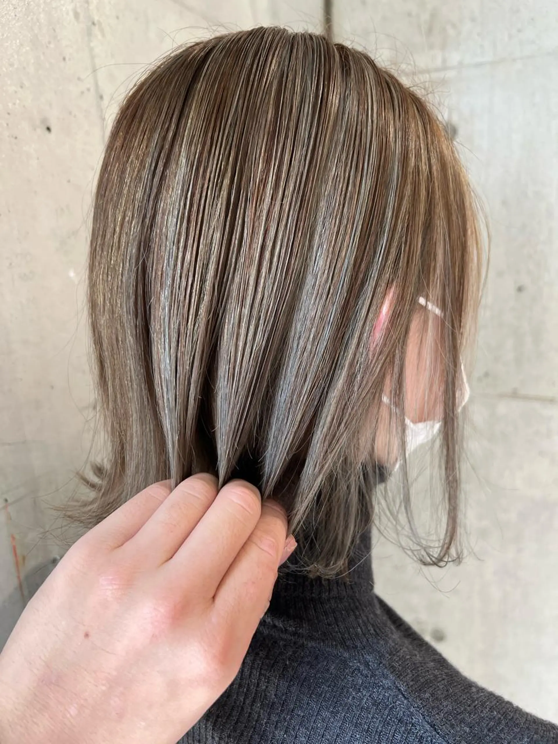 ショート カラー ヘアアレンジ ハイライトカラー ハイライト ヘアカラー トリートメント lani ブリーチ /ダブルカラーのヘアスタイル
