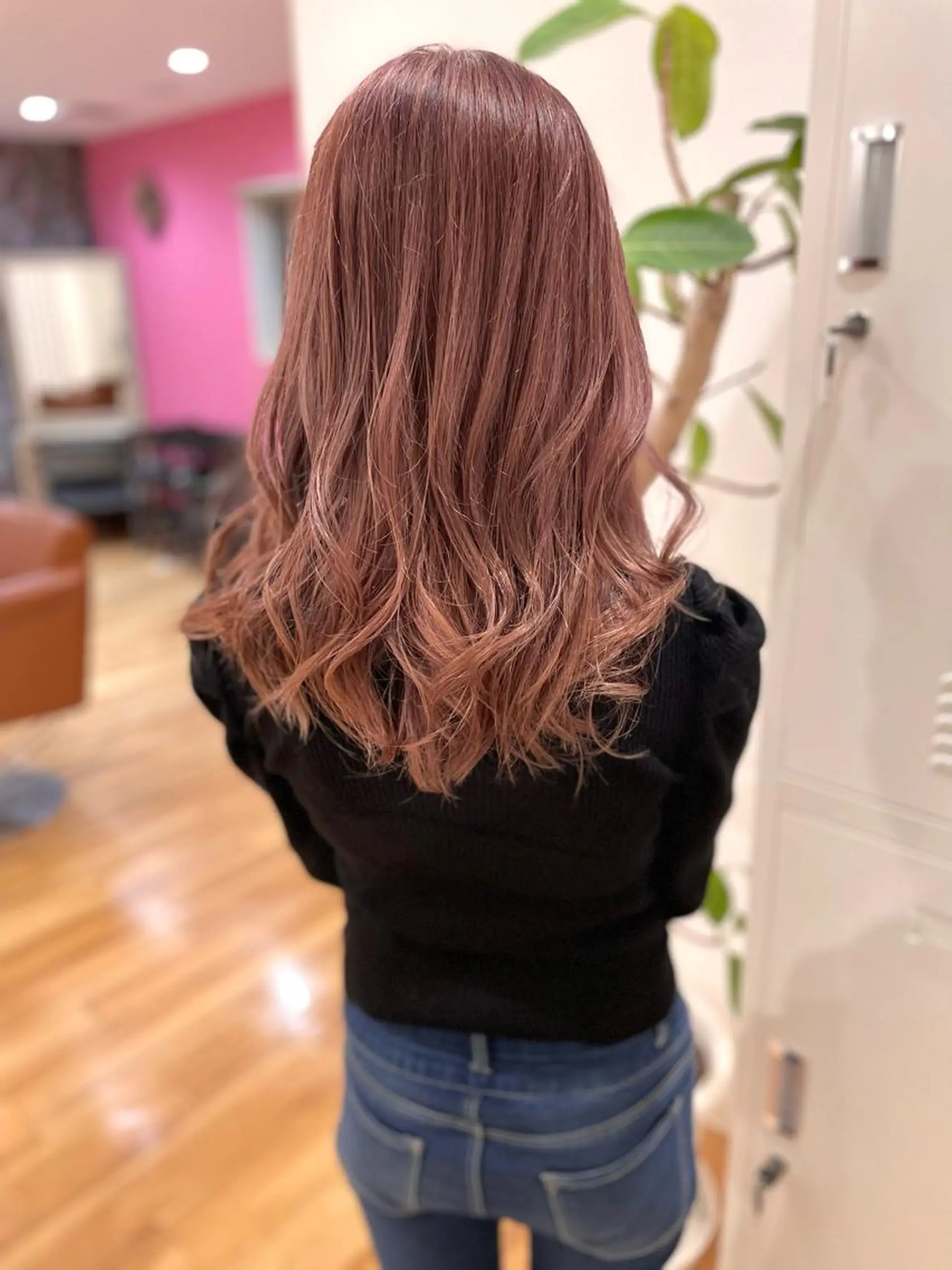 ロング カラー ベージュカラー グラデーションカラー ピンクカラー ピンクベージュ カット ヘアカラー トリートメント 北九州美容室 🕊️わかな✂︎のヘアスタイル