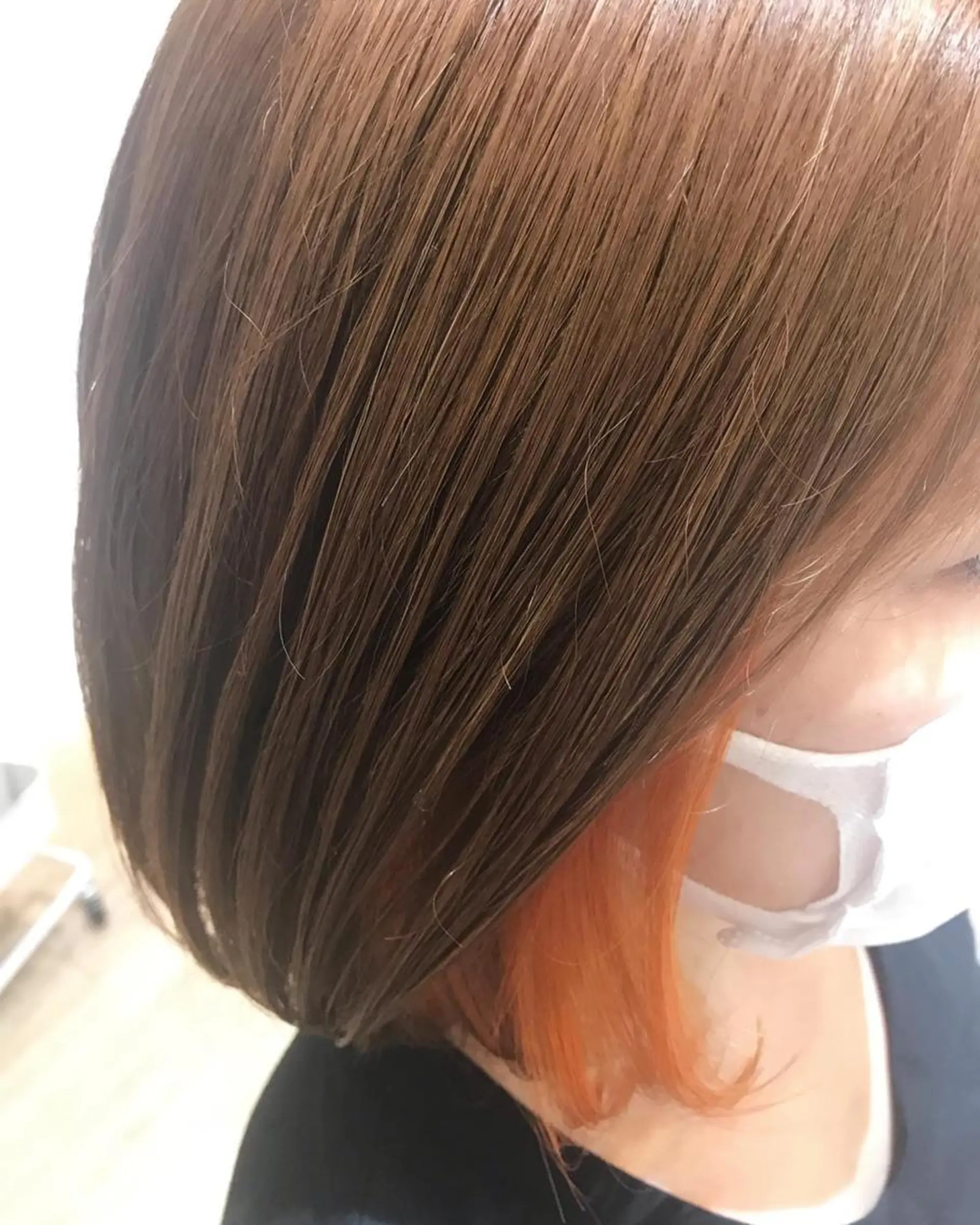 セミロング 🥛洒落髪小顔cut なら龍崎🥛のヘアスタイル