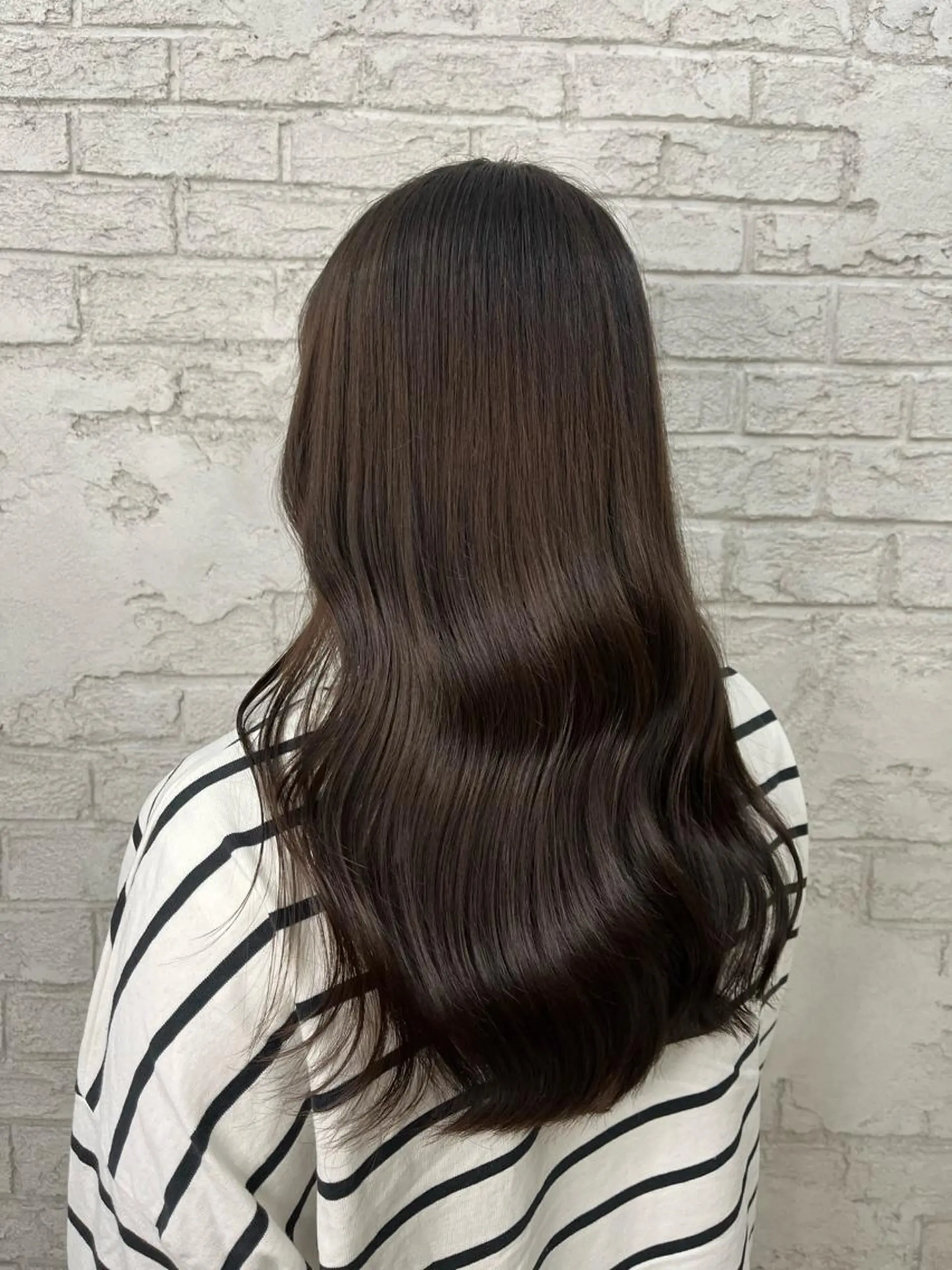 ロング カラー ヘアアレンジ 🪽髪質改善ストレー ト🤍美羽🤍のヘアスタイル