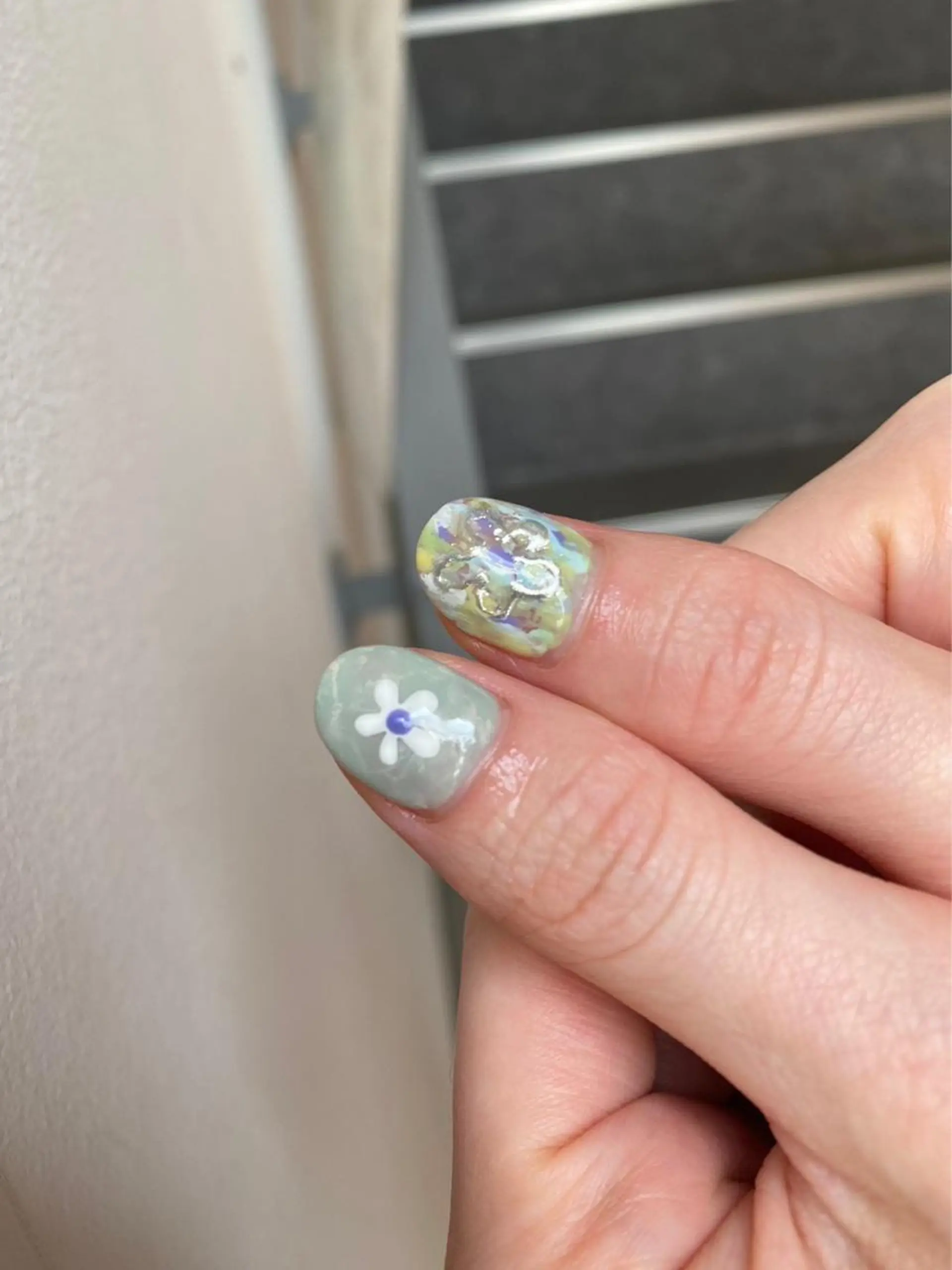 ネイル オーロラネイル マグネットネイル ニュアンスネイル オフィスネイル シンプルネイル ハンドネイル 草加ニュアンスネイル 🌚hersのネイルデザイン