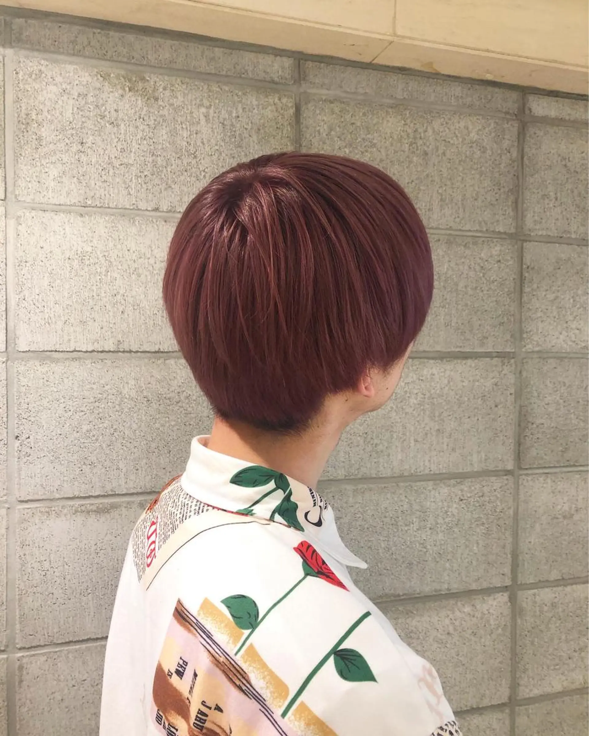 ショート カラー ブリーチ ピンクカラー カット ヘアカラー トリートメント ボブ/ミニボブ/ 立河今日子のヘアスタイル