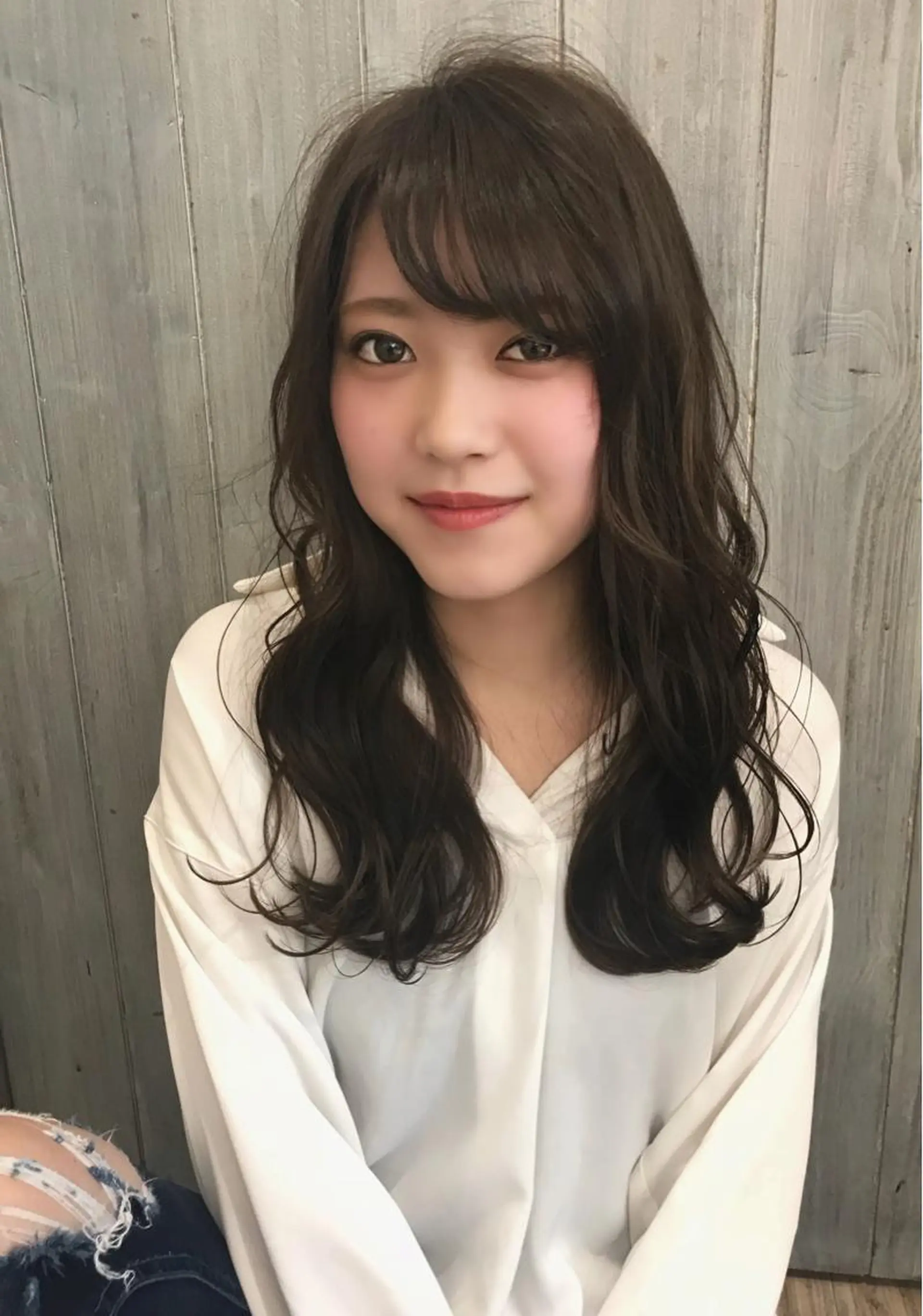 ロング カット ヘアカラー slow所属・名取 純平のヘアスタイル