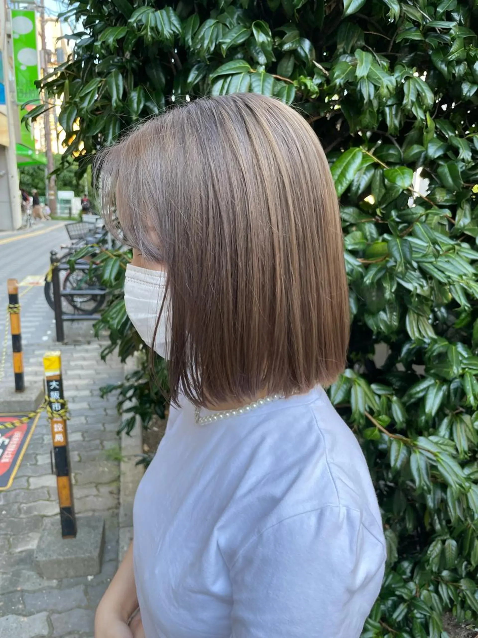 ミディアム カラー akane .のヘアスタイル