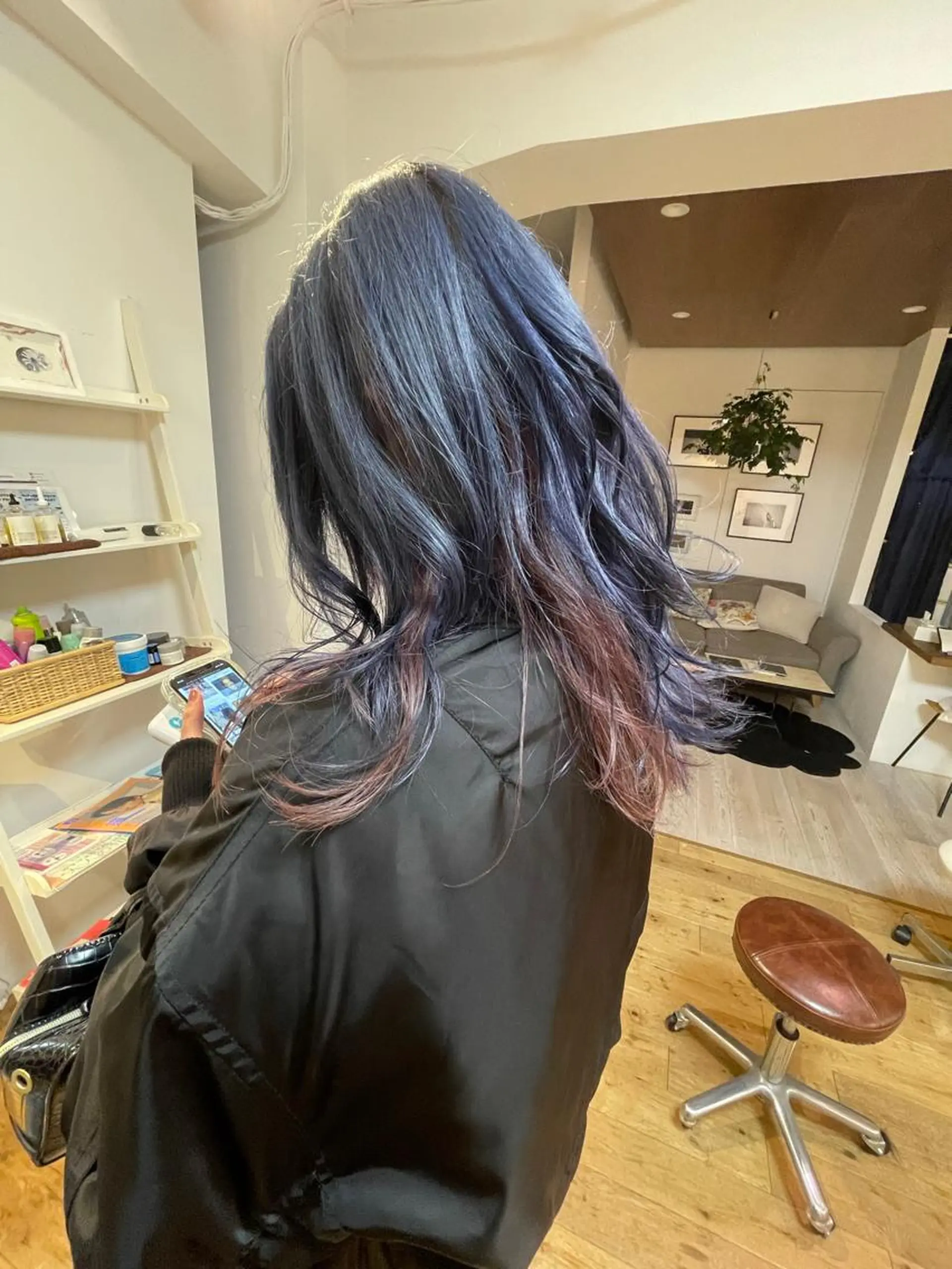 セミロング カラー ヘアカラー 河野 佳音のヘアスタイル