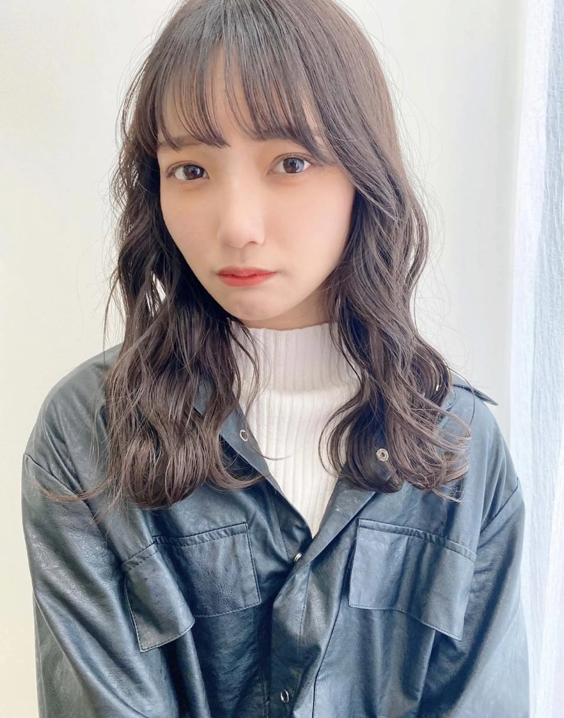 セミロング カット ヘアカラー トリートメント 透明感/ツヤ髪/ さら艶/前田祥汰のヘアスタイル