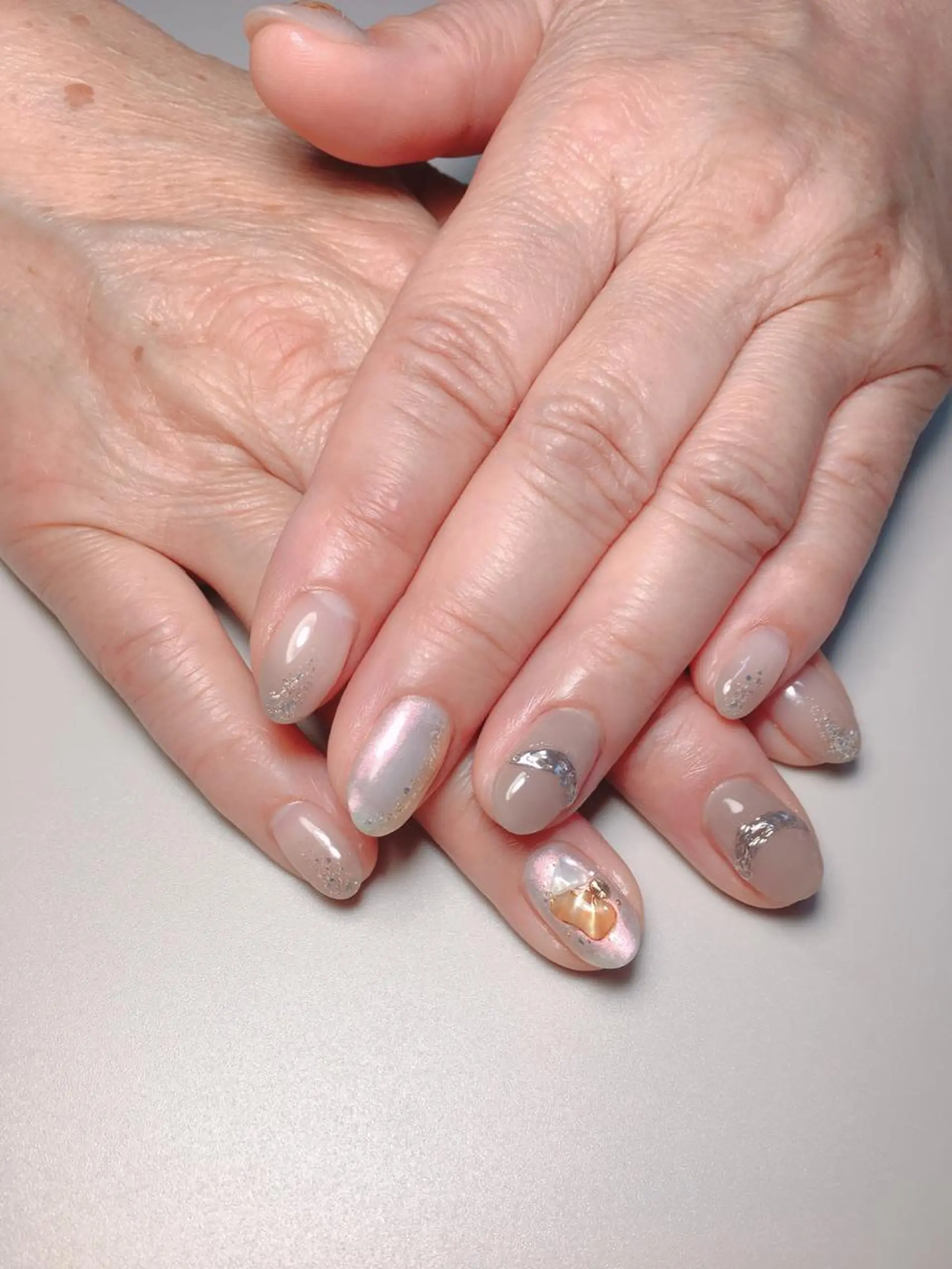 ネイル アートネイル ミラーネイル ハンドネイル kipinail 川﨑えりかのネイルデザイン