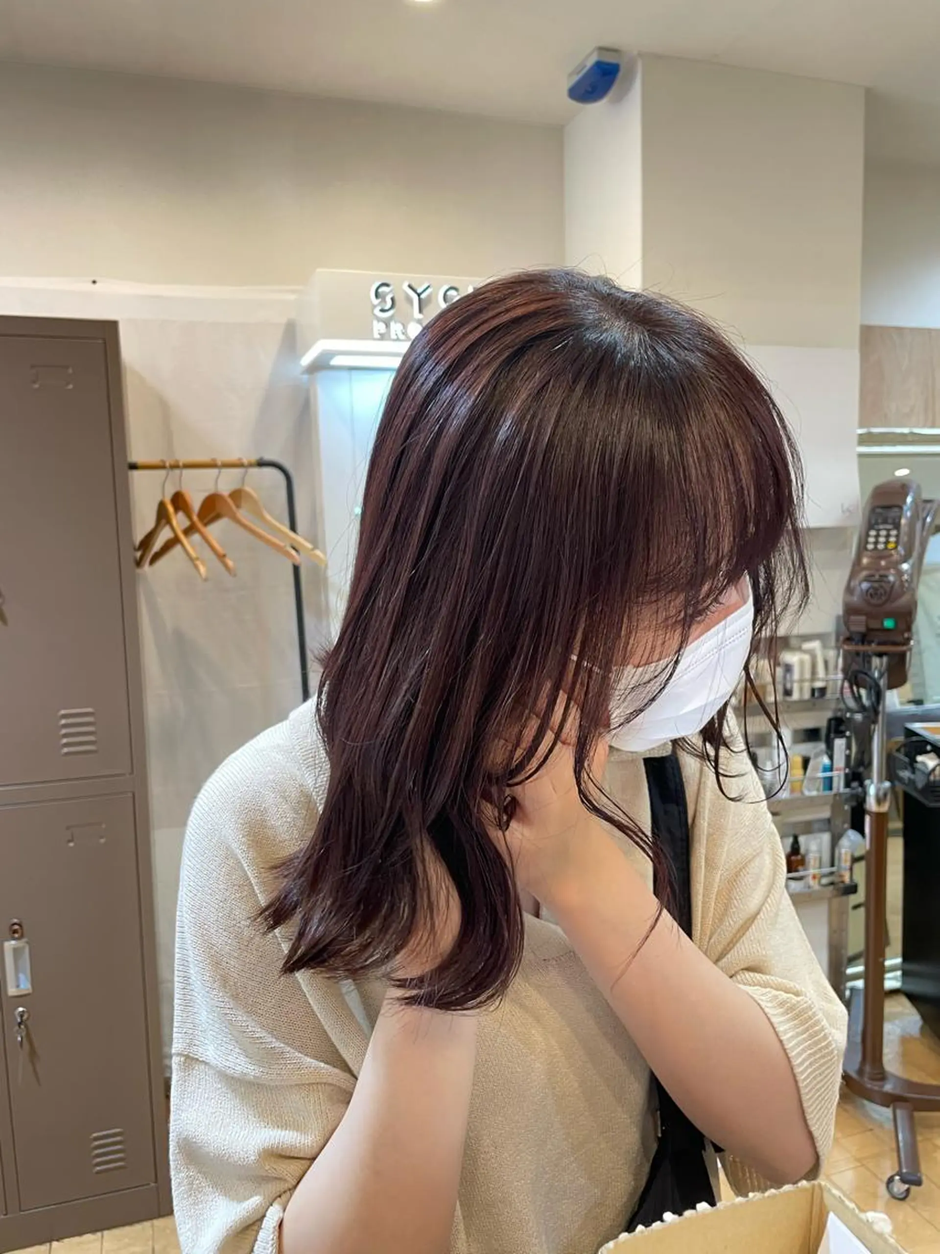 ミディアム カラー ラベンダーカラー SoL🪐✧ 眞白のヘアスタイル