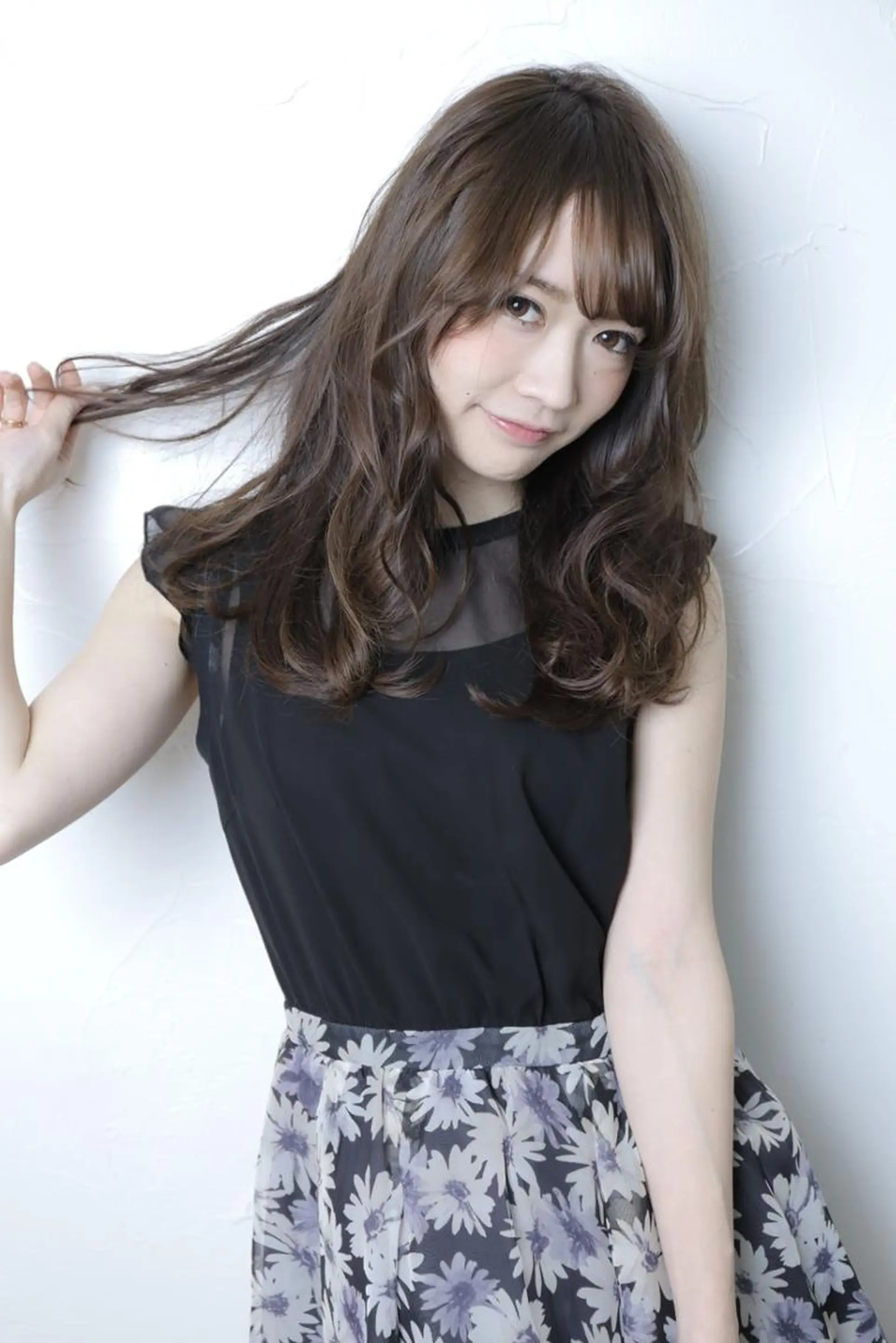 セミロング カット ヘアカラー 髪質改善 eclargeKOHのヘアスタイル