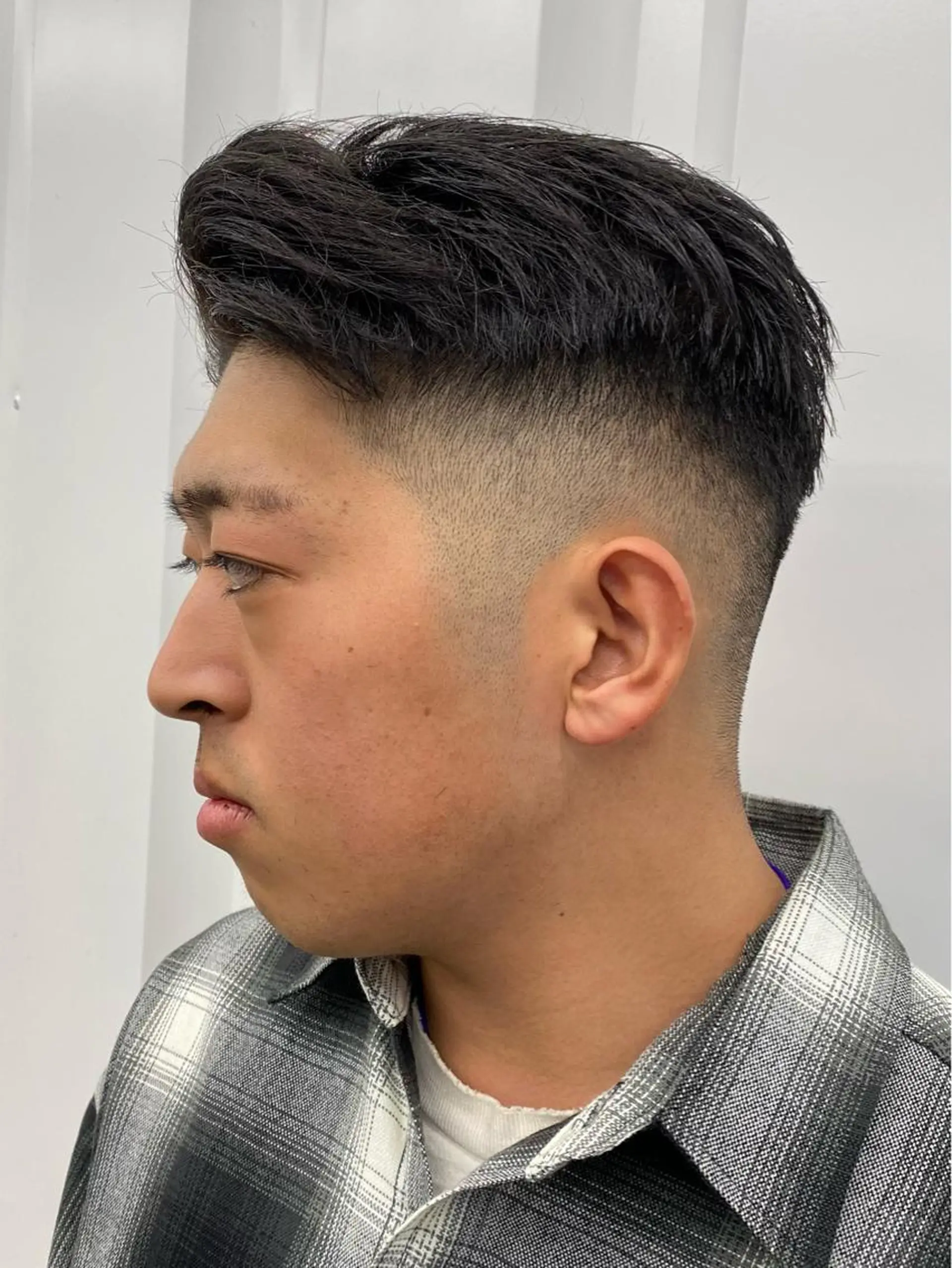 ショート ヘアアレンジ メンズ アップバング フェードカット ショートヘア カット ［似合わせヘア］ ✂︎OGURO✂︎のヘアスタイル