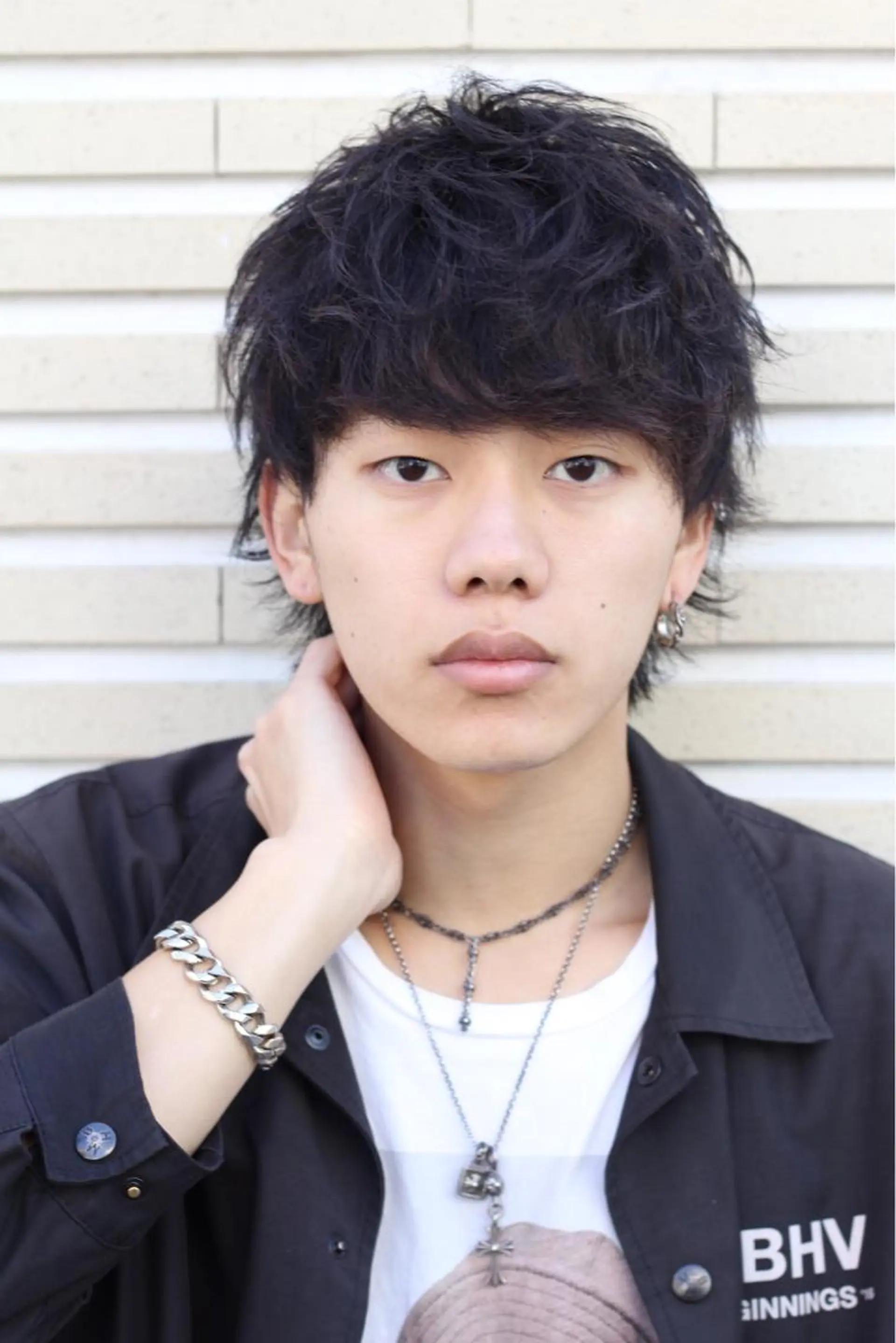 ショート カラー メンズ 赤み消し🌿 透明感カラー🫧のヘアスタイル