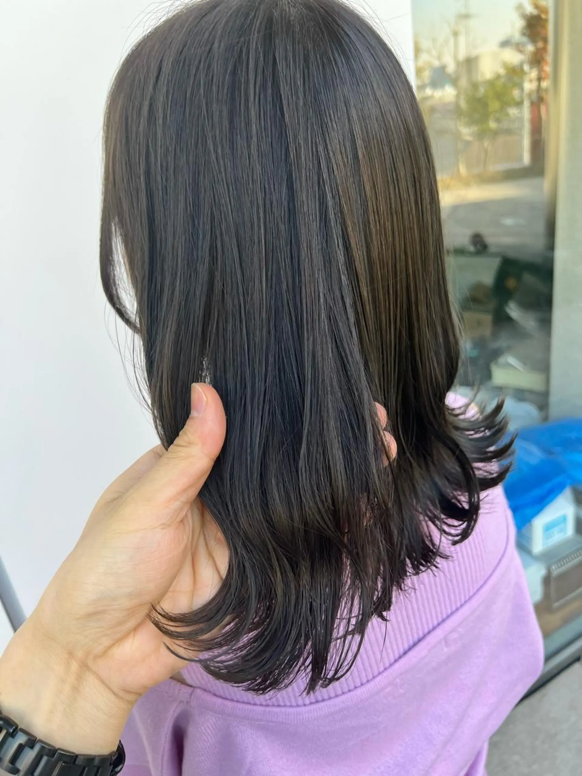 ミディアム カット ヘアカラー トリートメント 誰よりも丁寧なカット 🍀小林輝のヘアスタイル