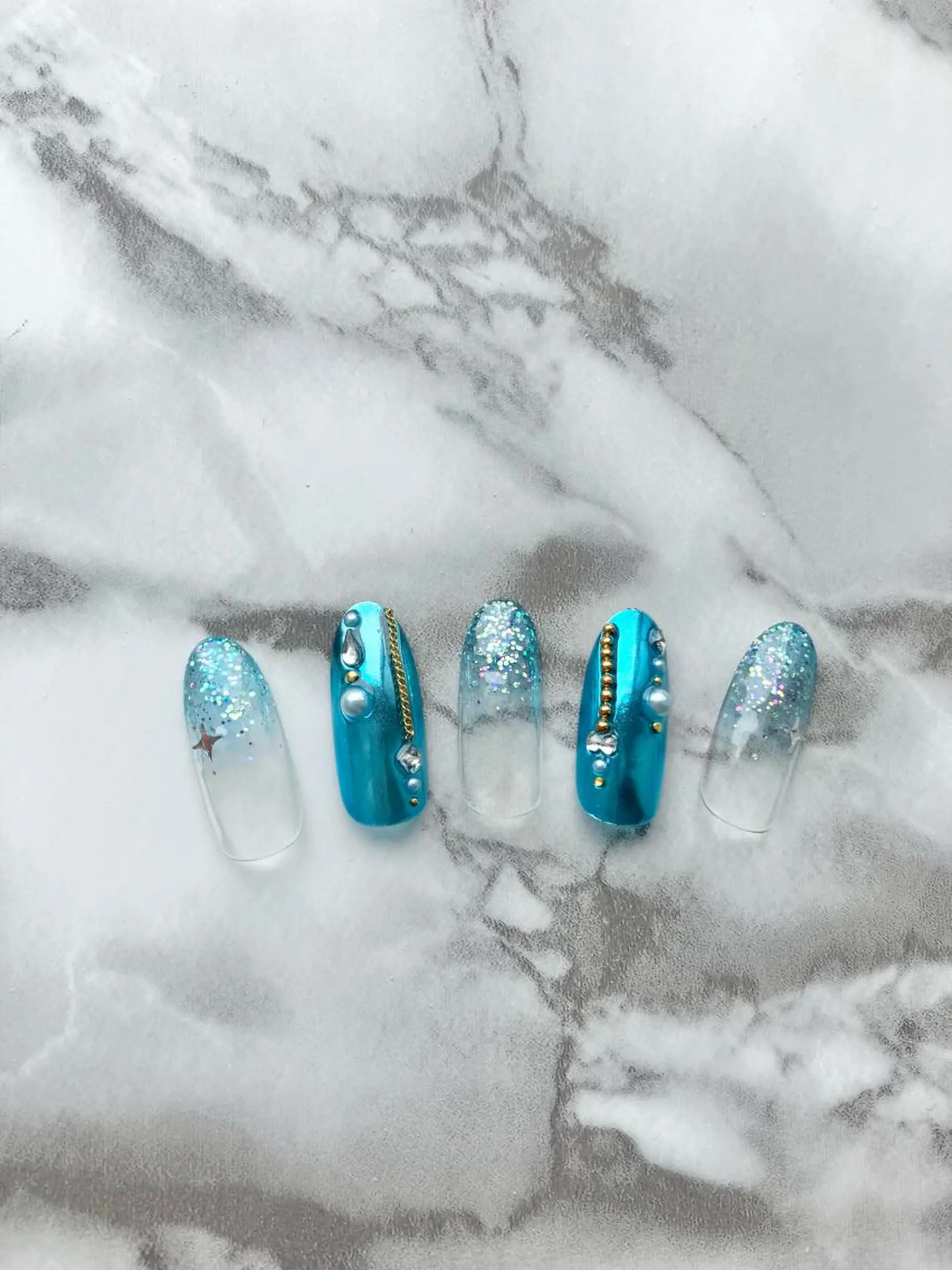 ネイル ハンドネイル ネイルサロン D-glowのネイルデザイン