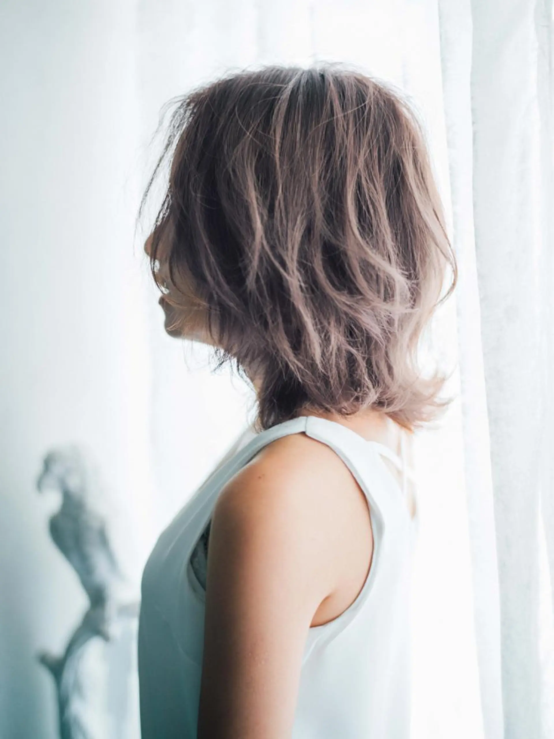 カラー パーマ ミディアム amie博多 駅前店【アミ】のヘアスタイル