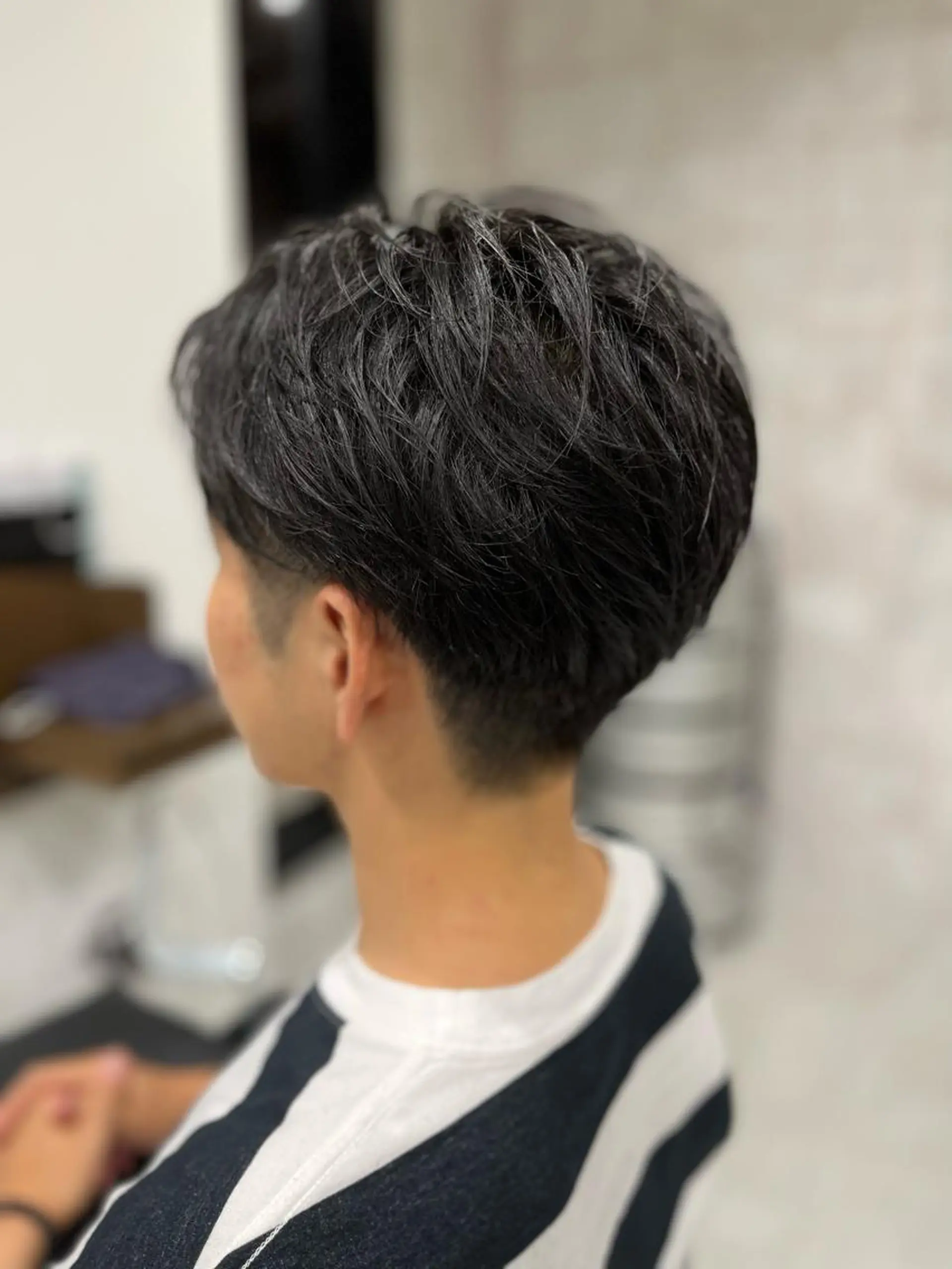 メンズ センターパート 刈り上げ カット ヘッドスパ 髪質改善 川島　広大のヘアスタイル