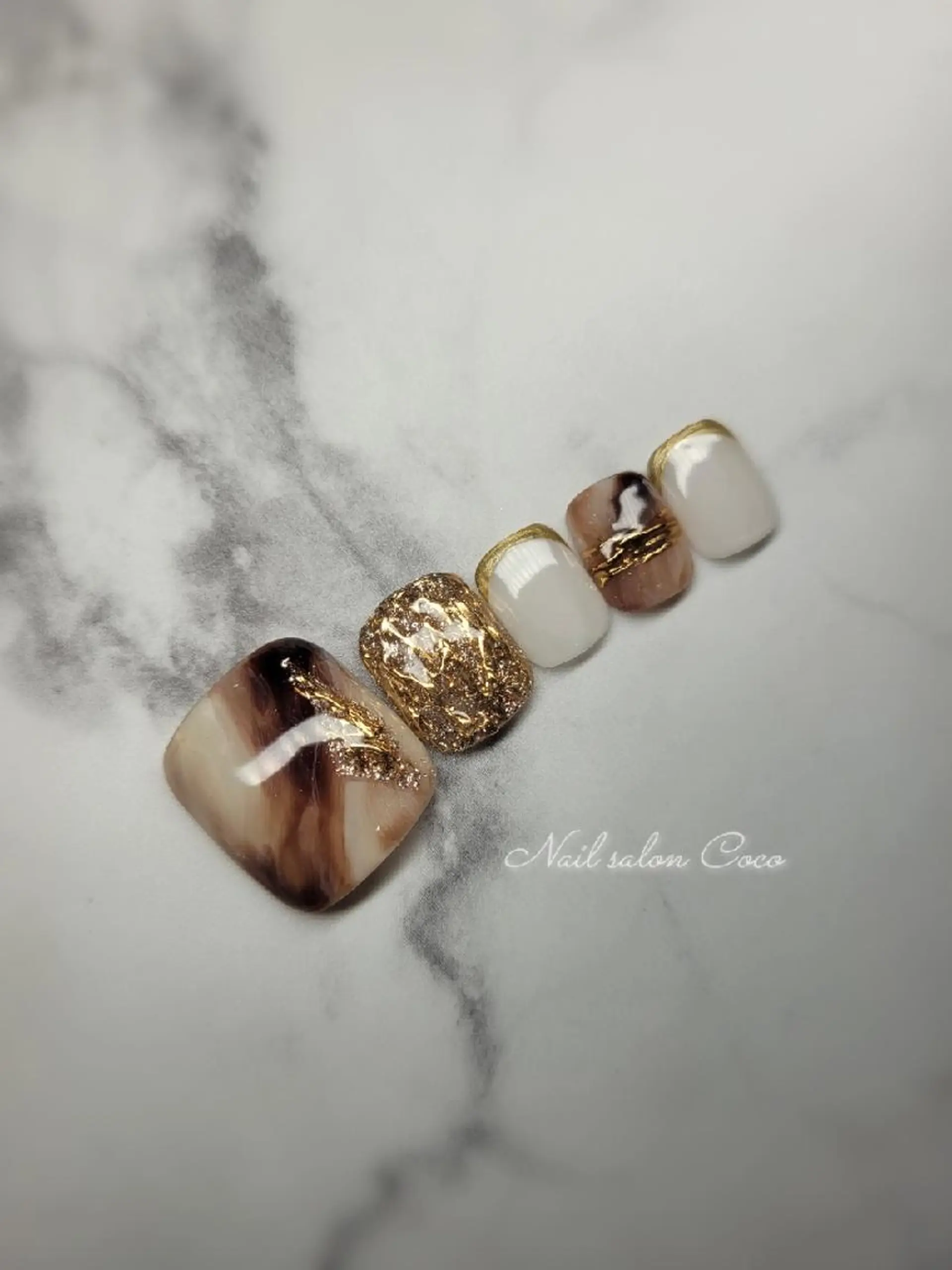 ネイル フットネイル ニュアンスネイル Nail salon Coco所属・Nail salon Coco【溝の口駅】のネイルデザイン