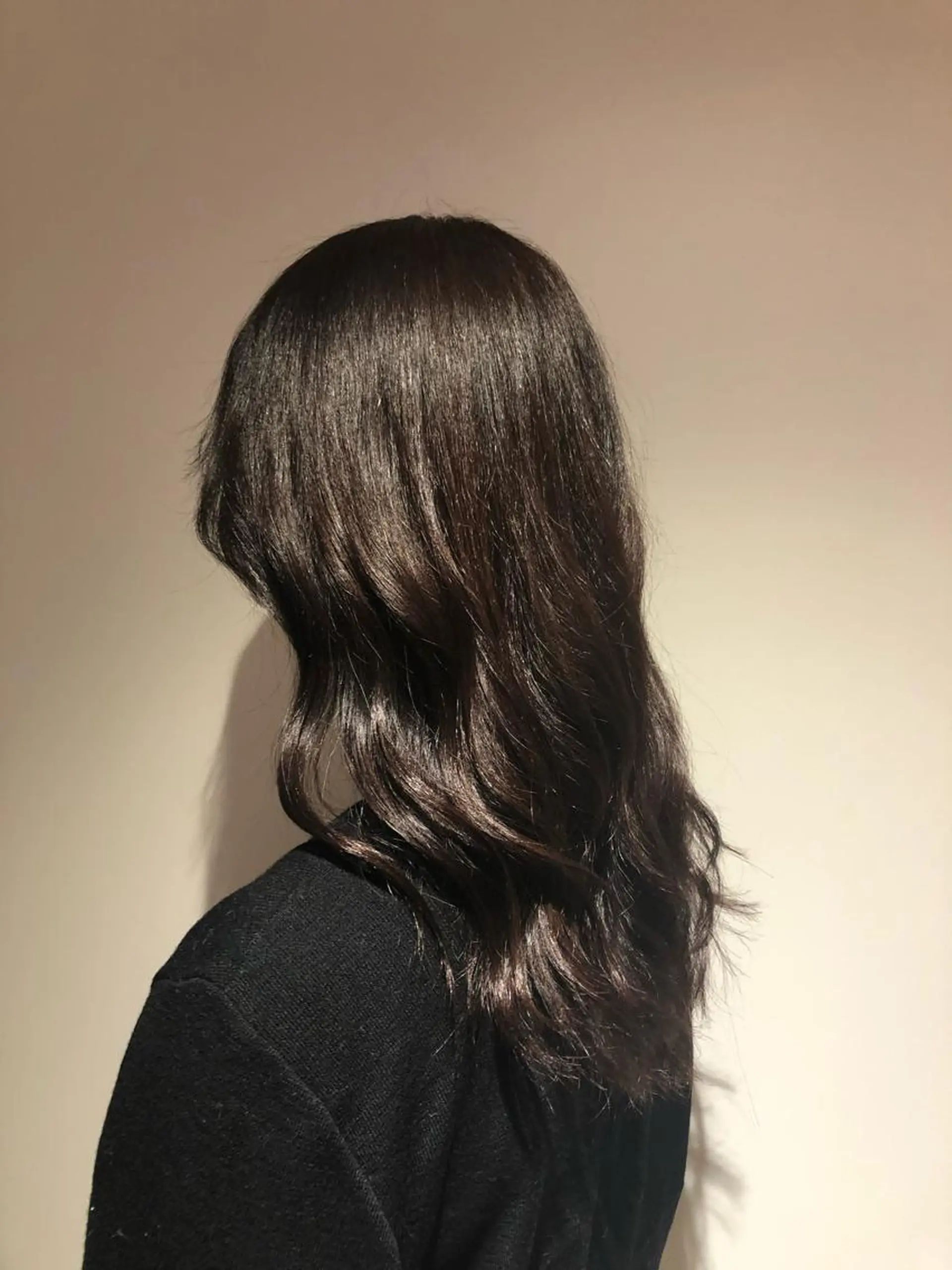 セミロング たけだ れなのヘアスタイル