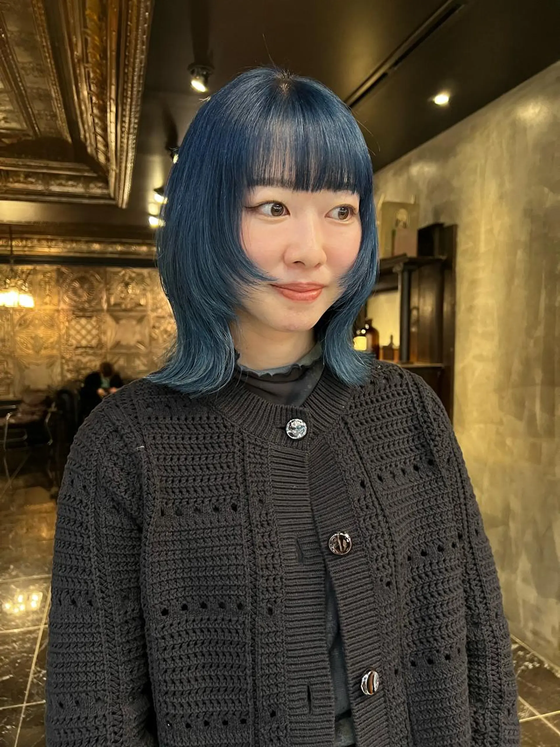 ミディアム カラー haco＋所属・圧倒的デザイン力 店長🎨RENAのヘアスタイル