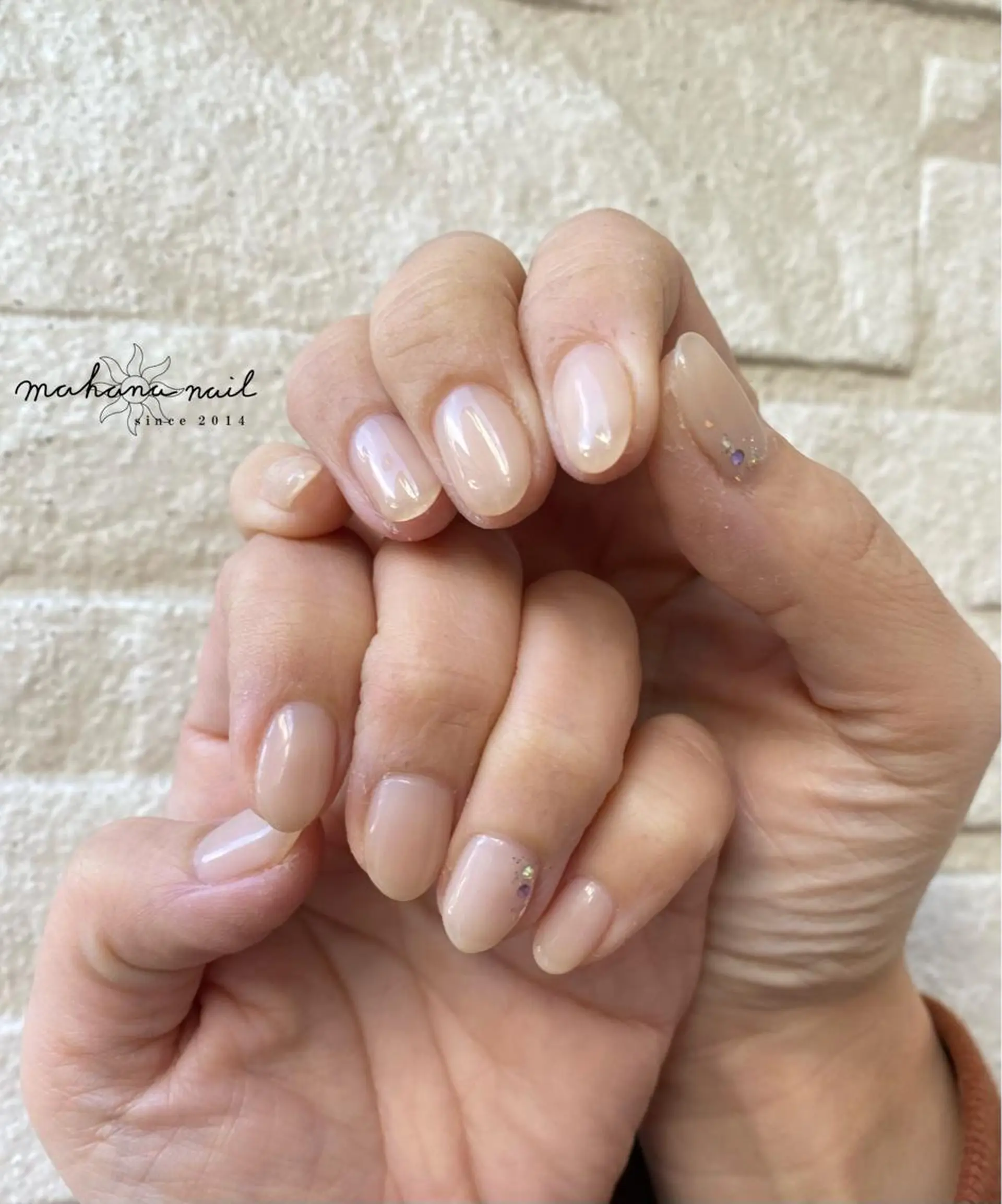 ネイル ワンカラーネイル mahana nailのネイルデザイン