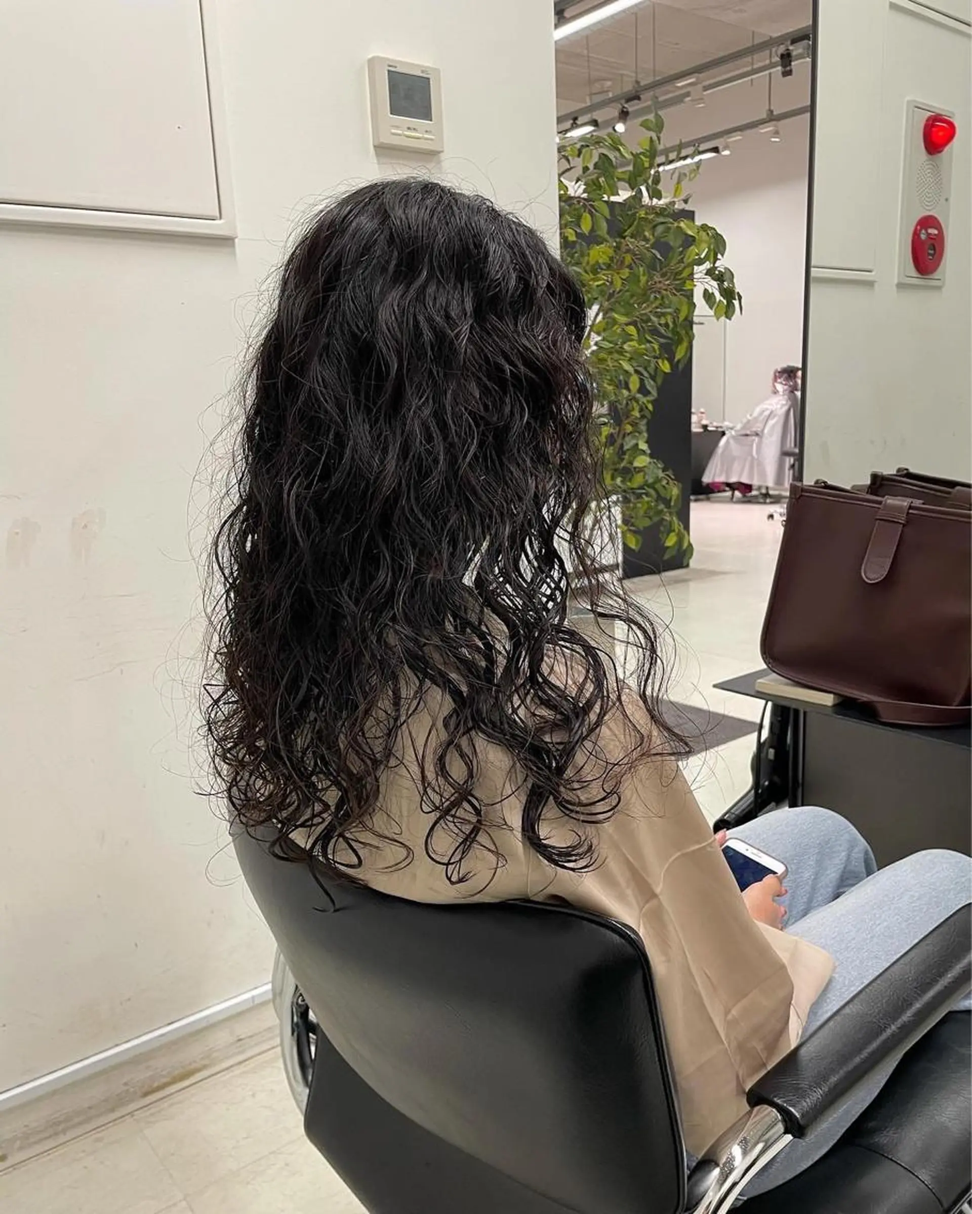 ロング パーマ キッズ カット パーマ トリートメント オトナヘア🌸 harukaのヘアスタイル