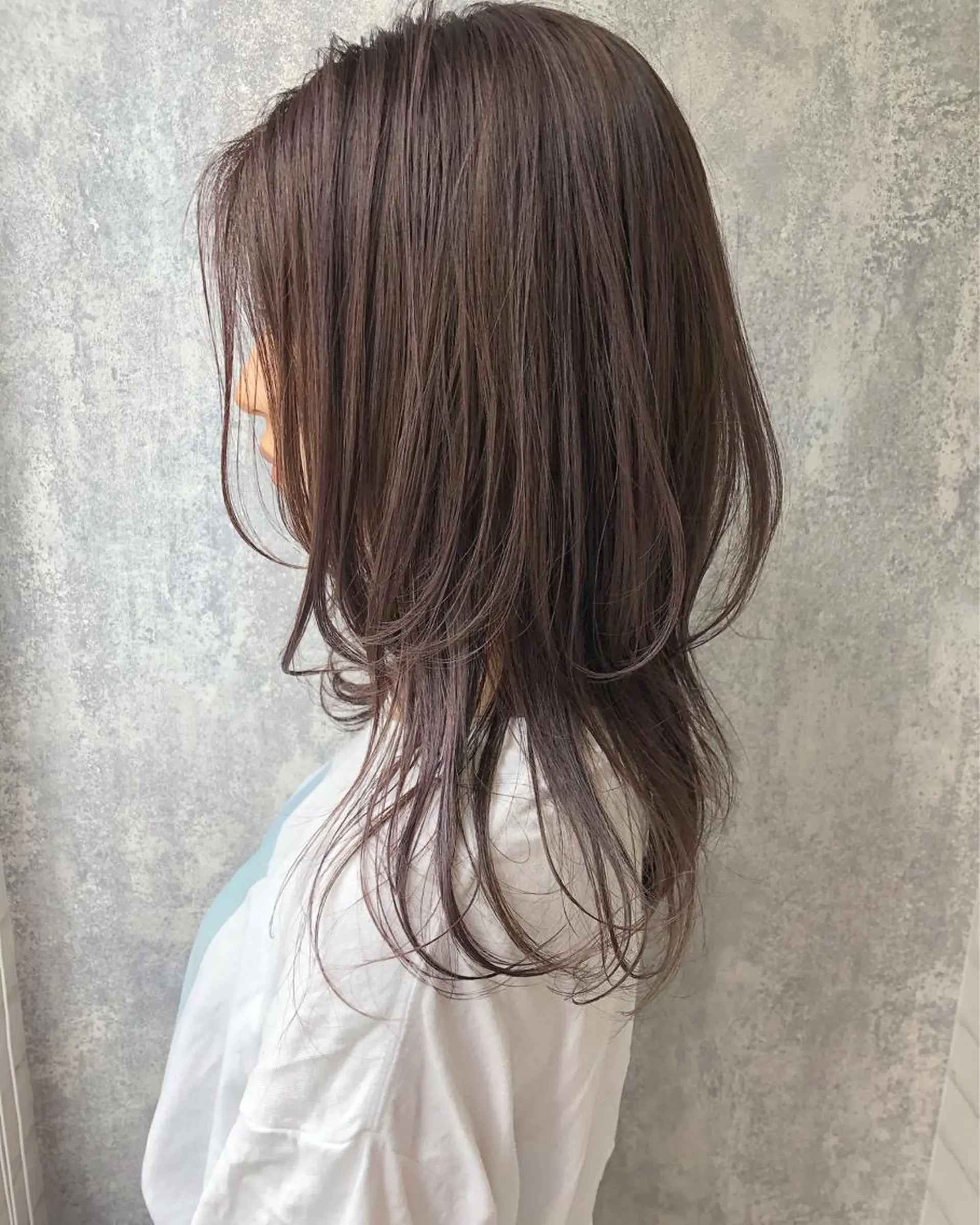 カラー ベージュカラー ハイライトカラー ラベンダーカラー ヘアカラー レイヤー/ボブ/ 顔周り/yukinaのヘアスタイル