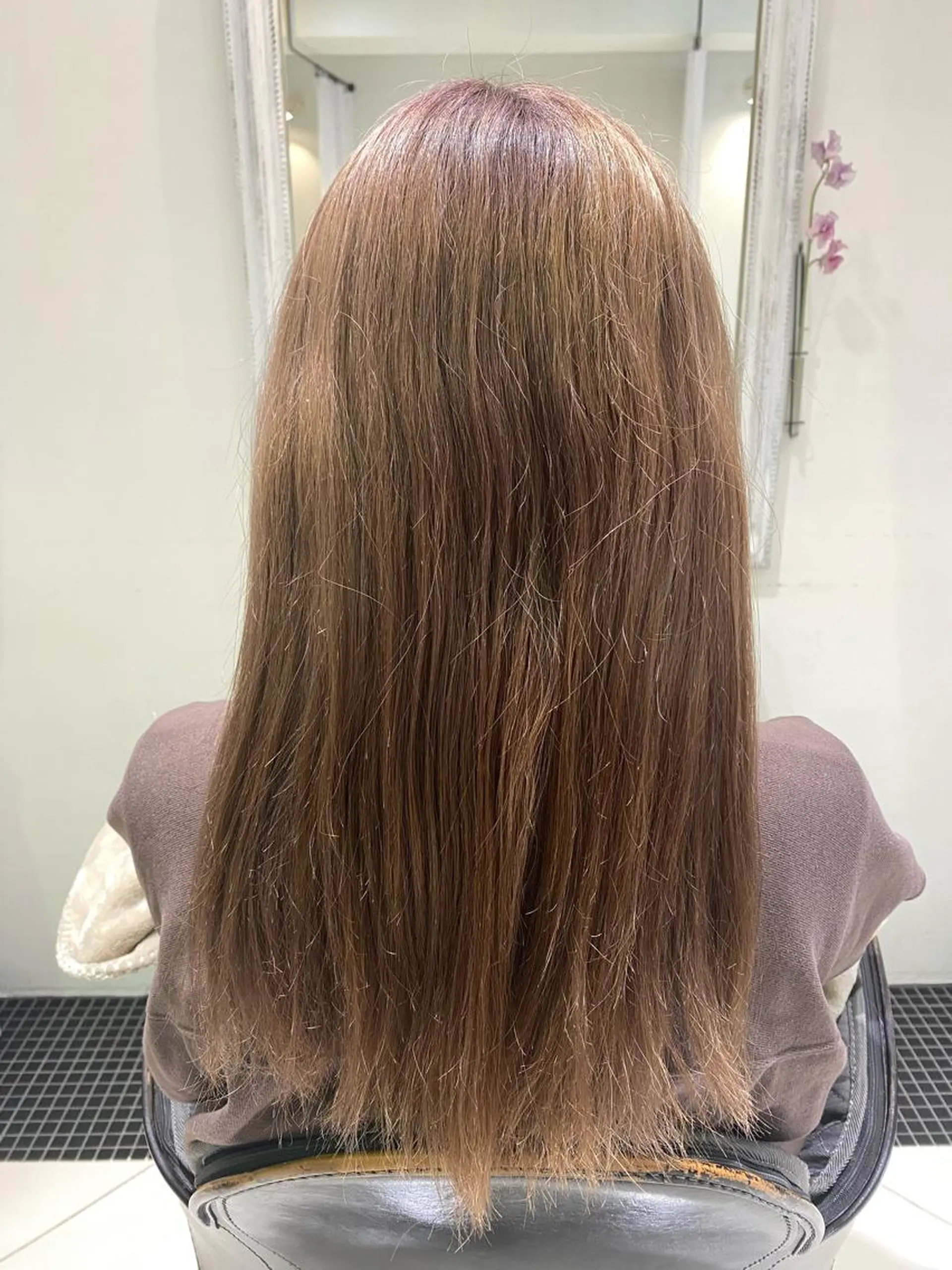 ミディアム カラー ducha所属・DUCHA Tomida naoのヘアスタイル