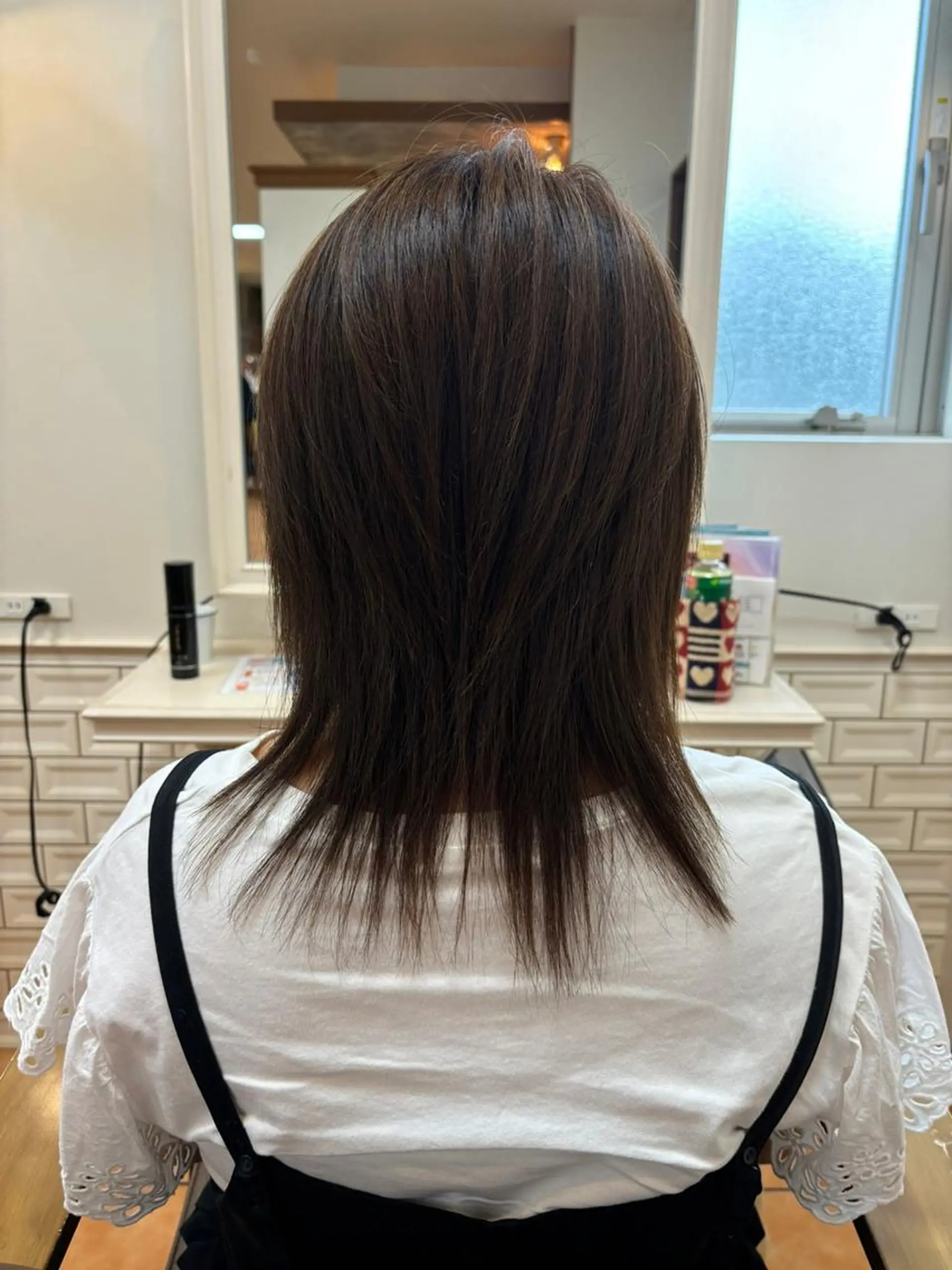 ミディアム 髪質改善 トリートメント カラーモデル募集中！ 奥出　紗永のヘアスタイル