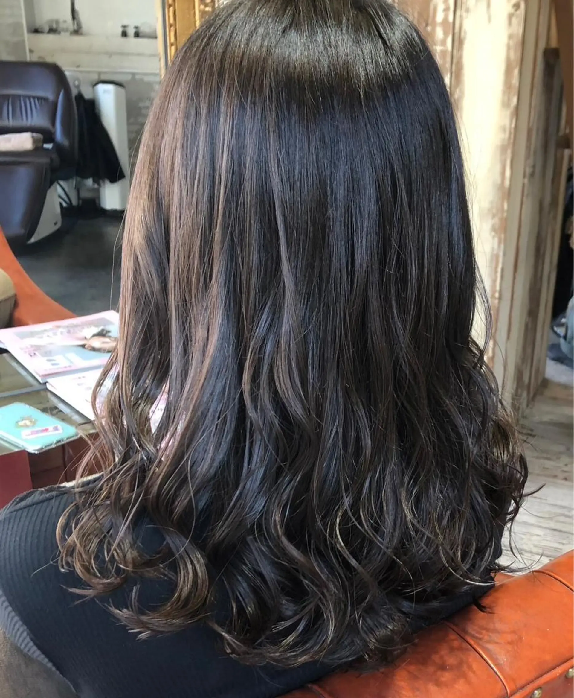 ロング カラー 美濃 咲穂のヘアスタイル