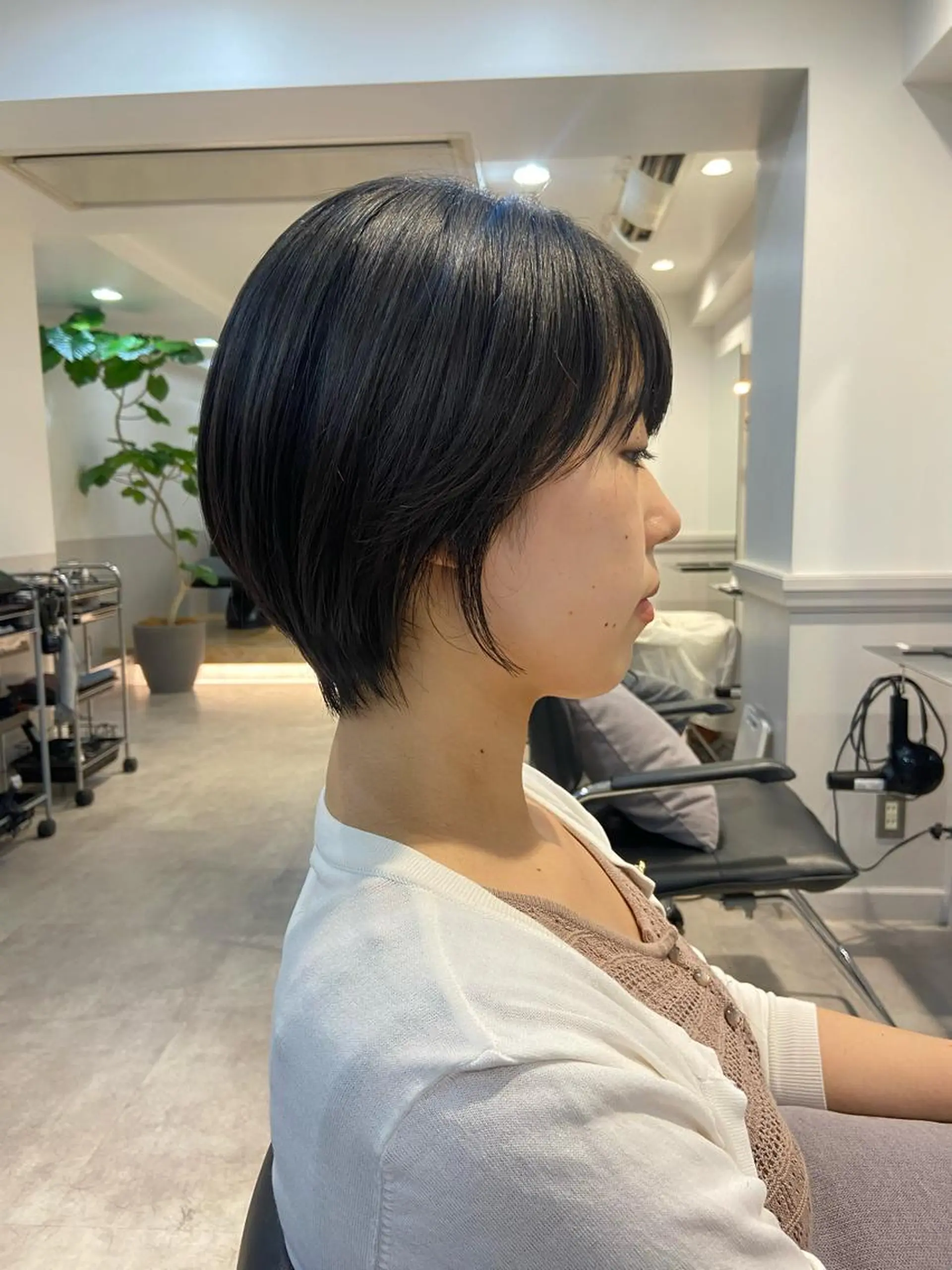 ショート カラー 山下夕月 ショート🫧ボブのヘアスタイル