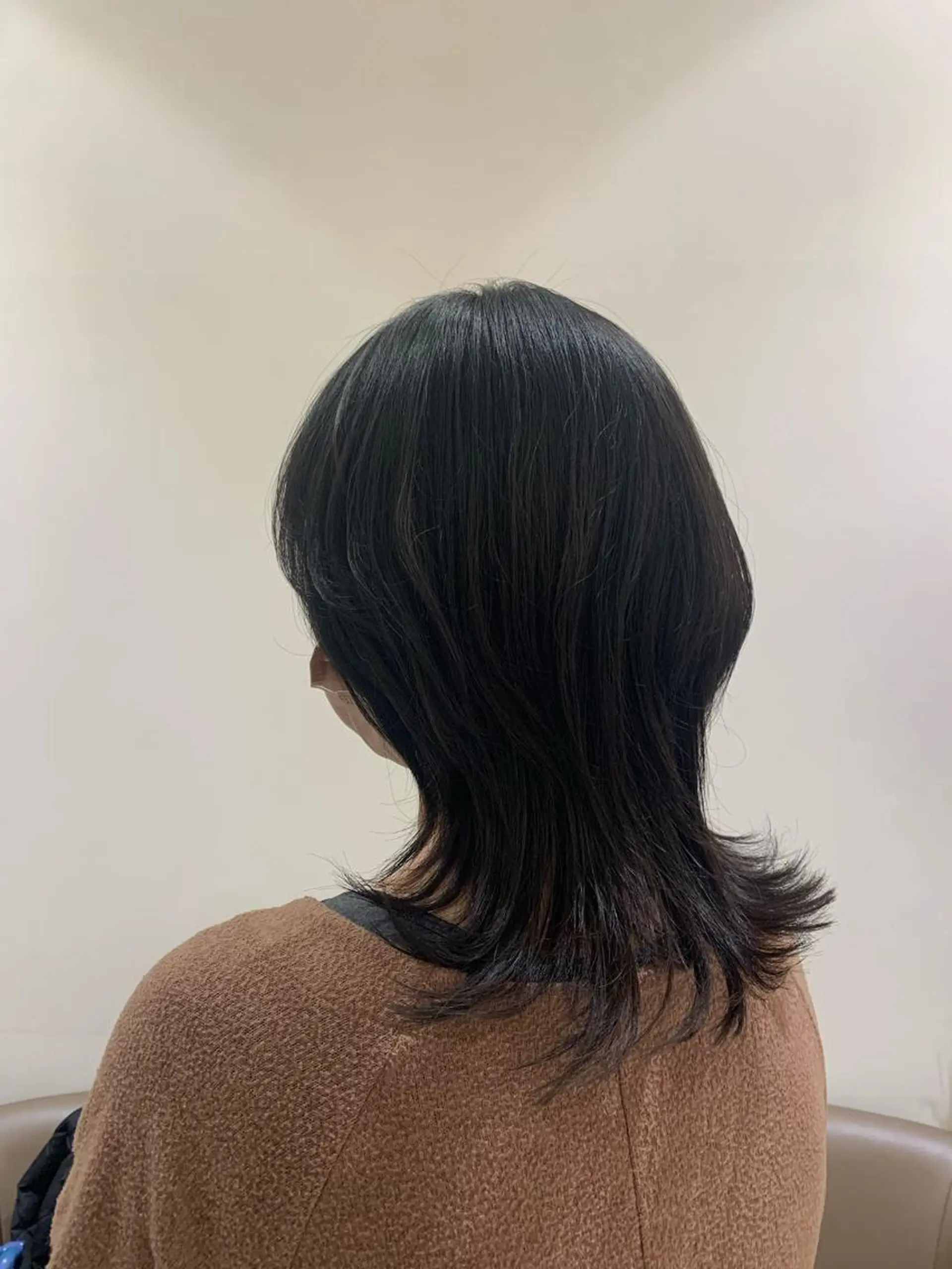 セミロング 韓国レイヤー🪽 耳ツボジュエリーのヘアスタイル