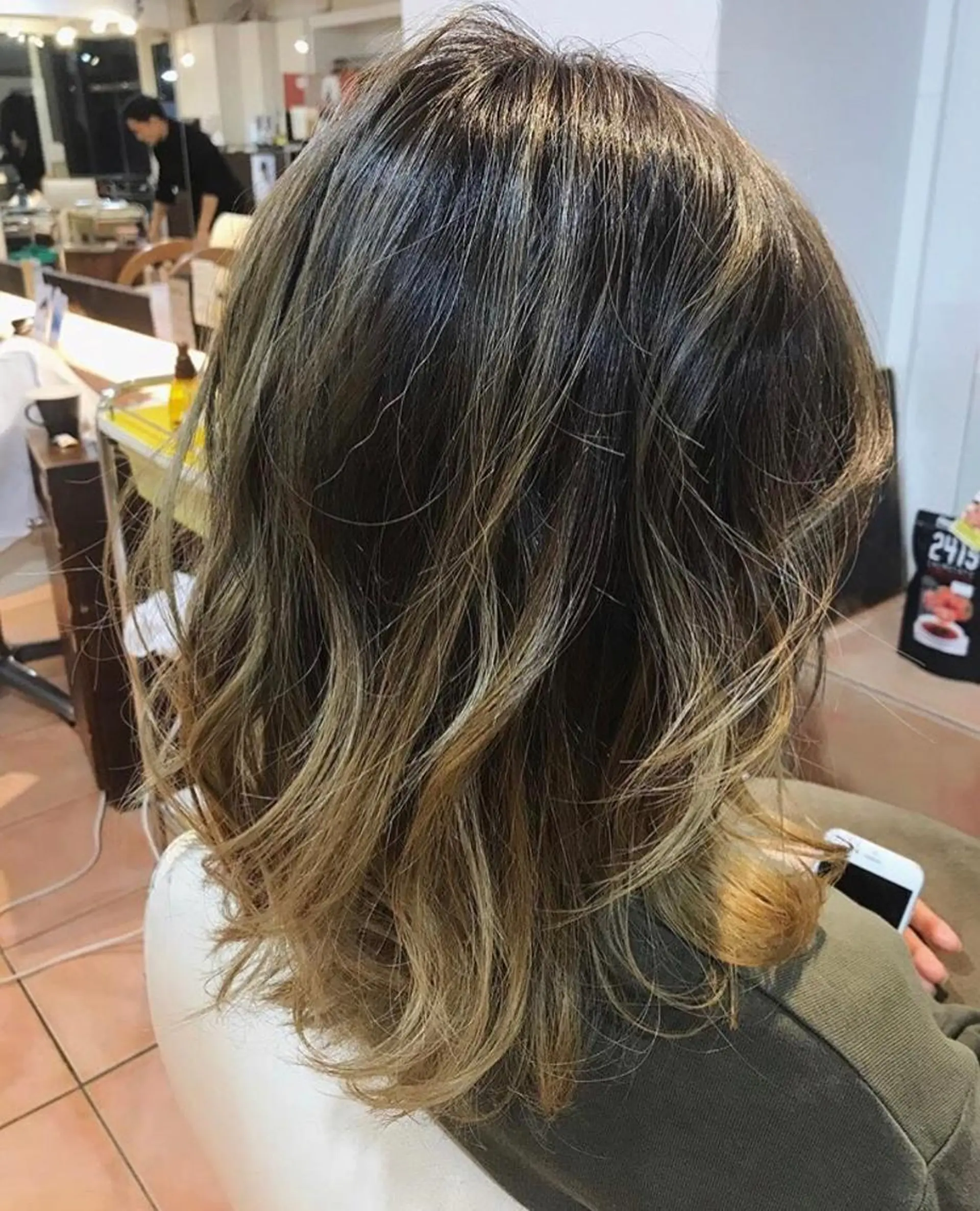 カラー 💙あかみね 💙（mine）のヘアスタイル