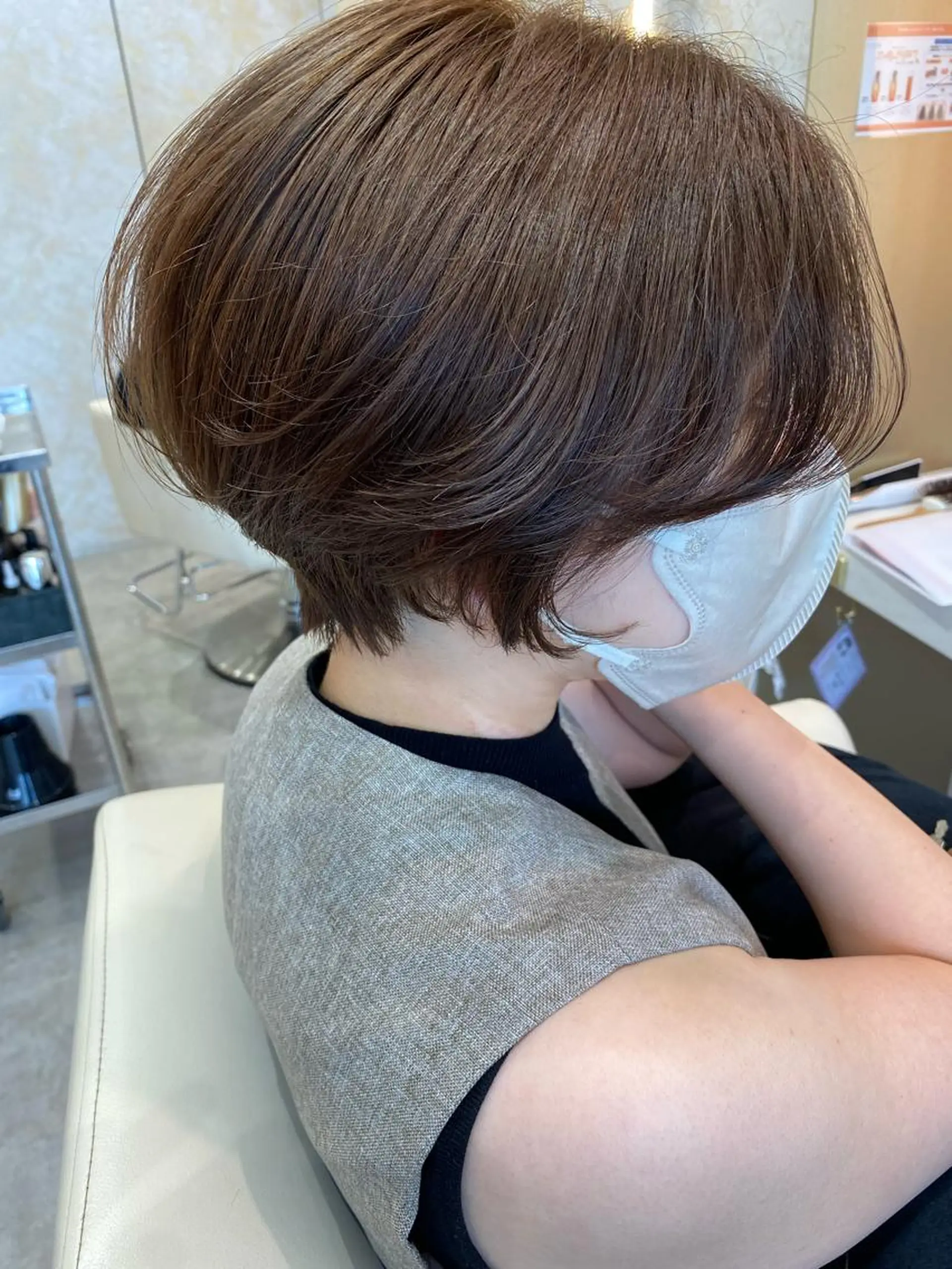 ショート カラー 店長/mao/ 前髪/顔周りカットのヘアスタイル