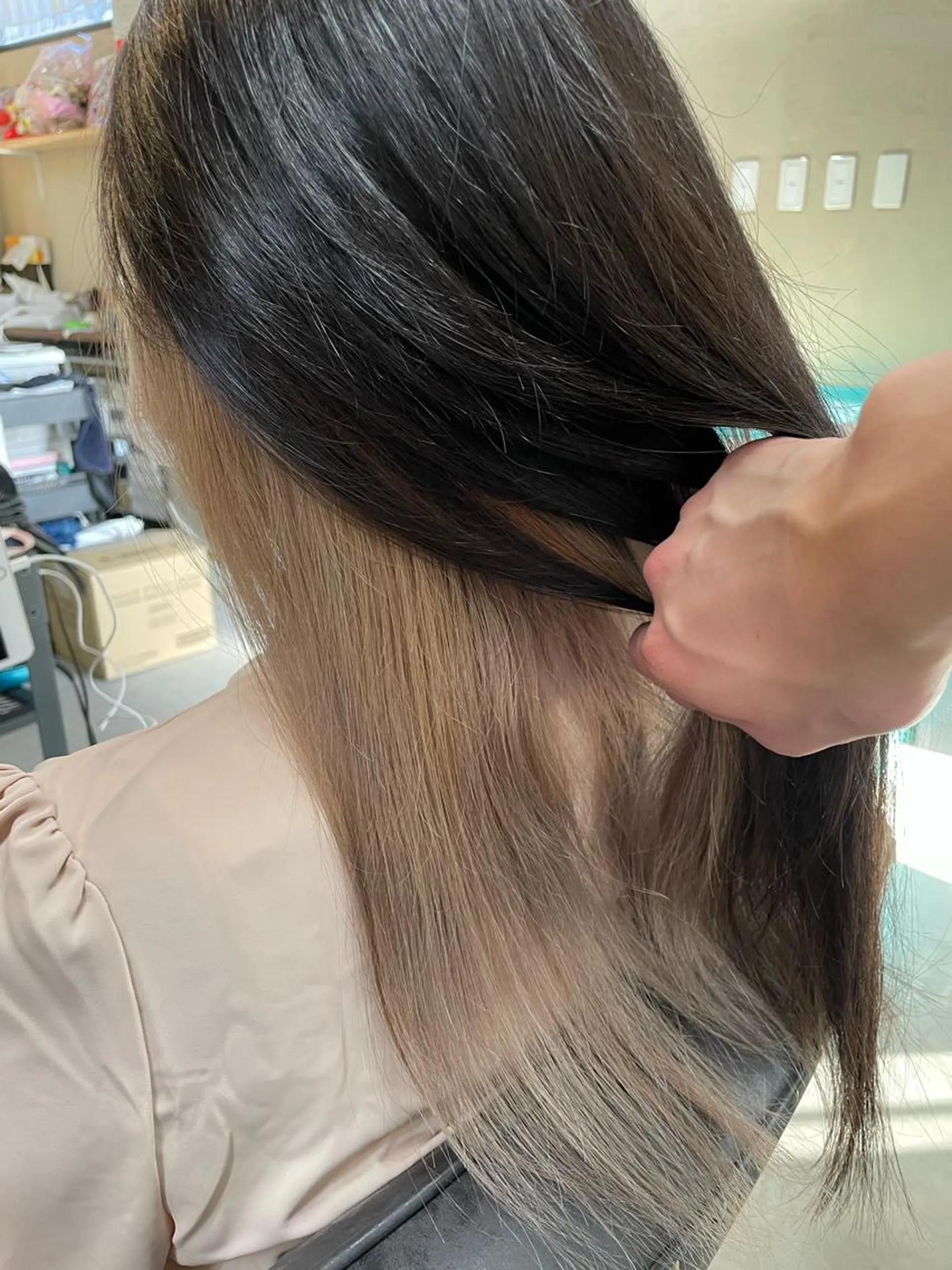 ミディアム カラー SEPHILE所属・メンズ韓国ヘア👹 KAJIのヘアスタイル