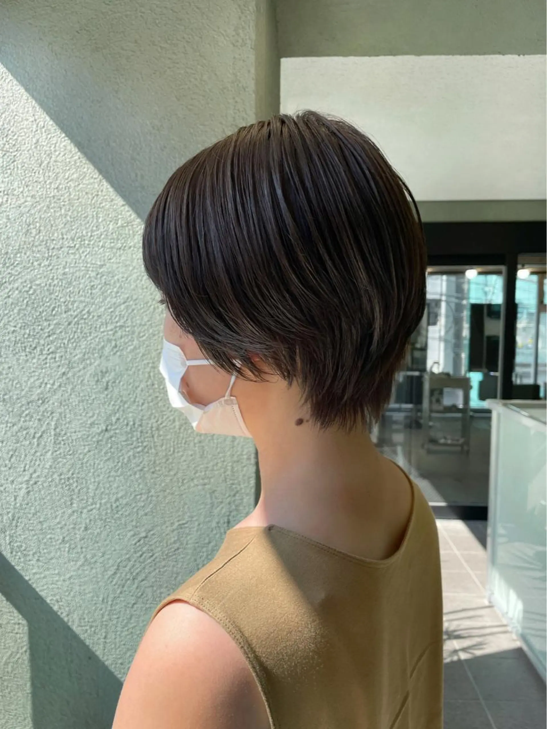 ショート カラー アッシュ アッシュグレー カット ヘアカラー トリートメント HIROKI ” stylistのヘアスタイル