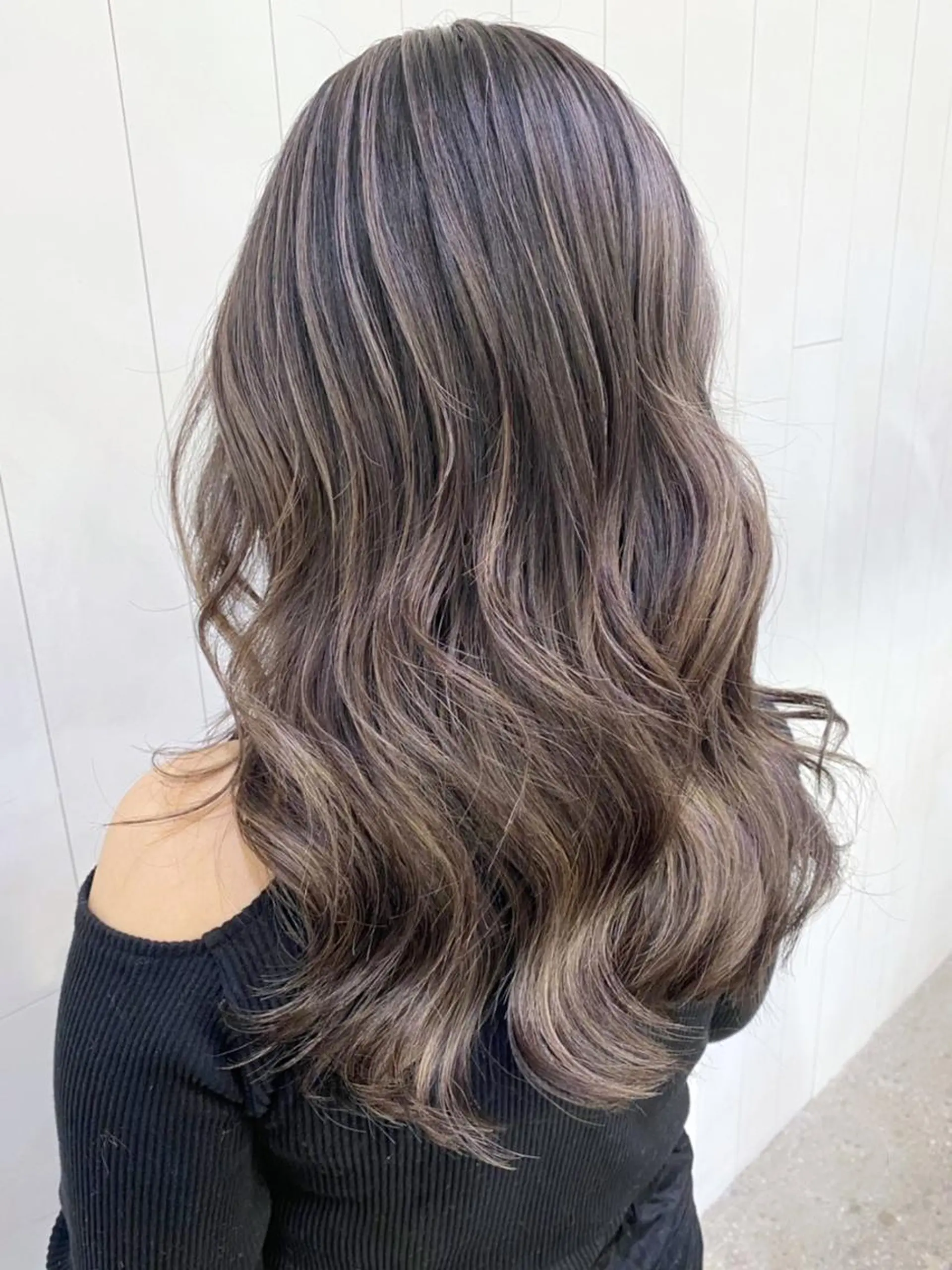 セミロング ヘアアレンジ パーマ カラー グラデーションカラー ハイライトカラー ハイライト ITbyALBUM 浦和店のヘアスタイル