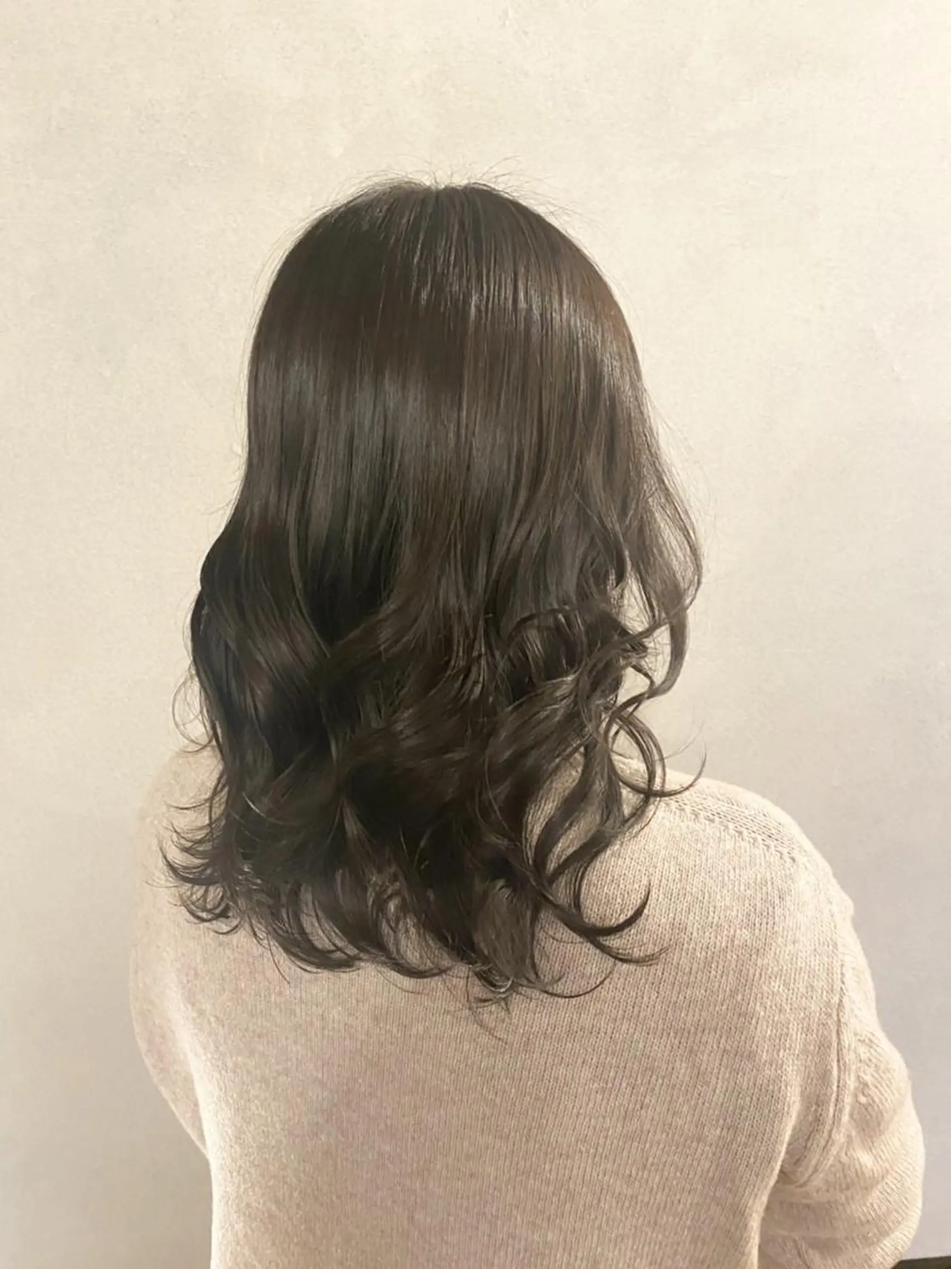 ミディアム パーマ 高尾 勝利のヘアスタイル