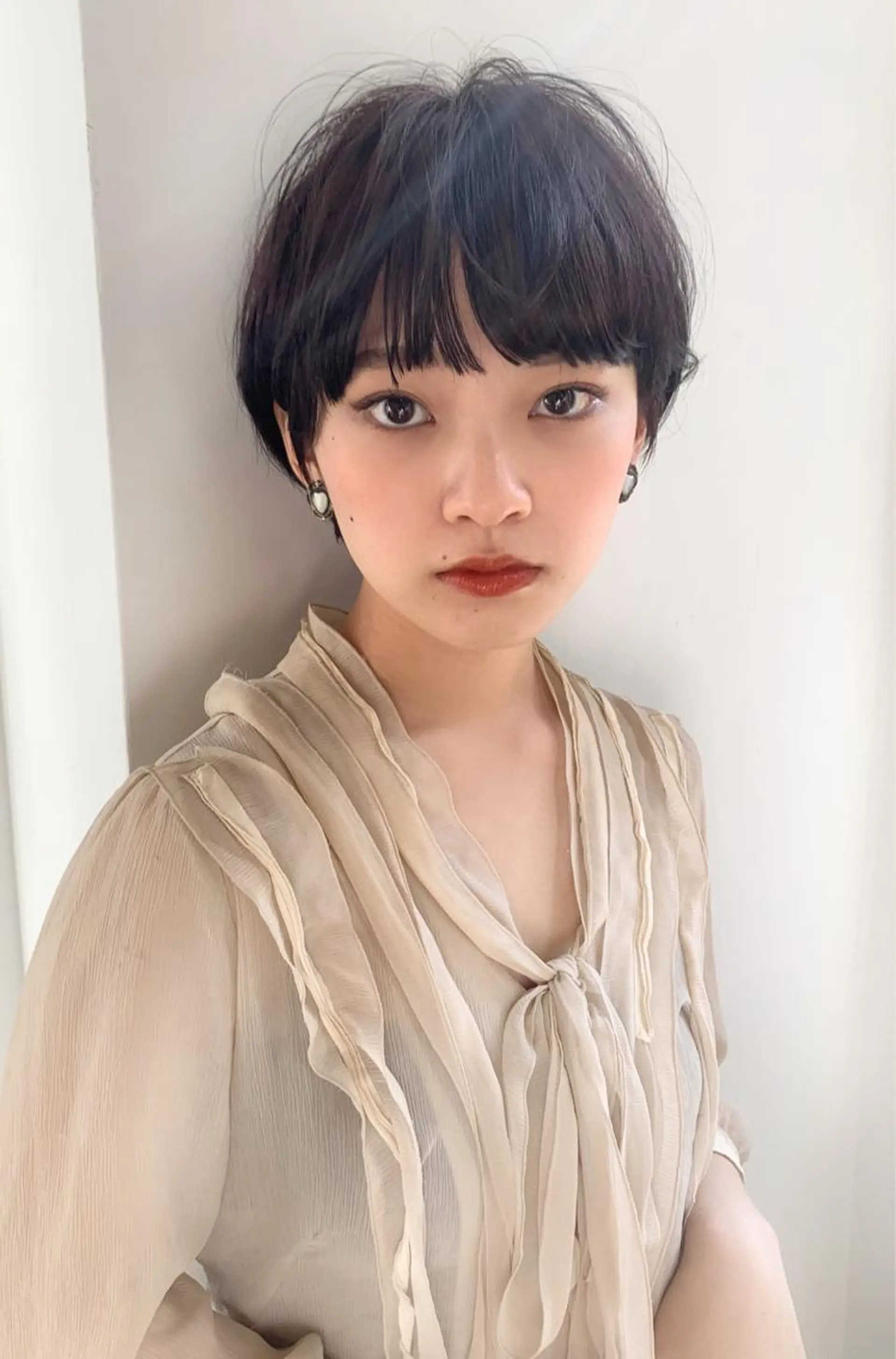 ショート 縮毛矯正/ショート/ レイヤー/畑中正敏のヘアスタイル