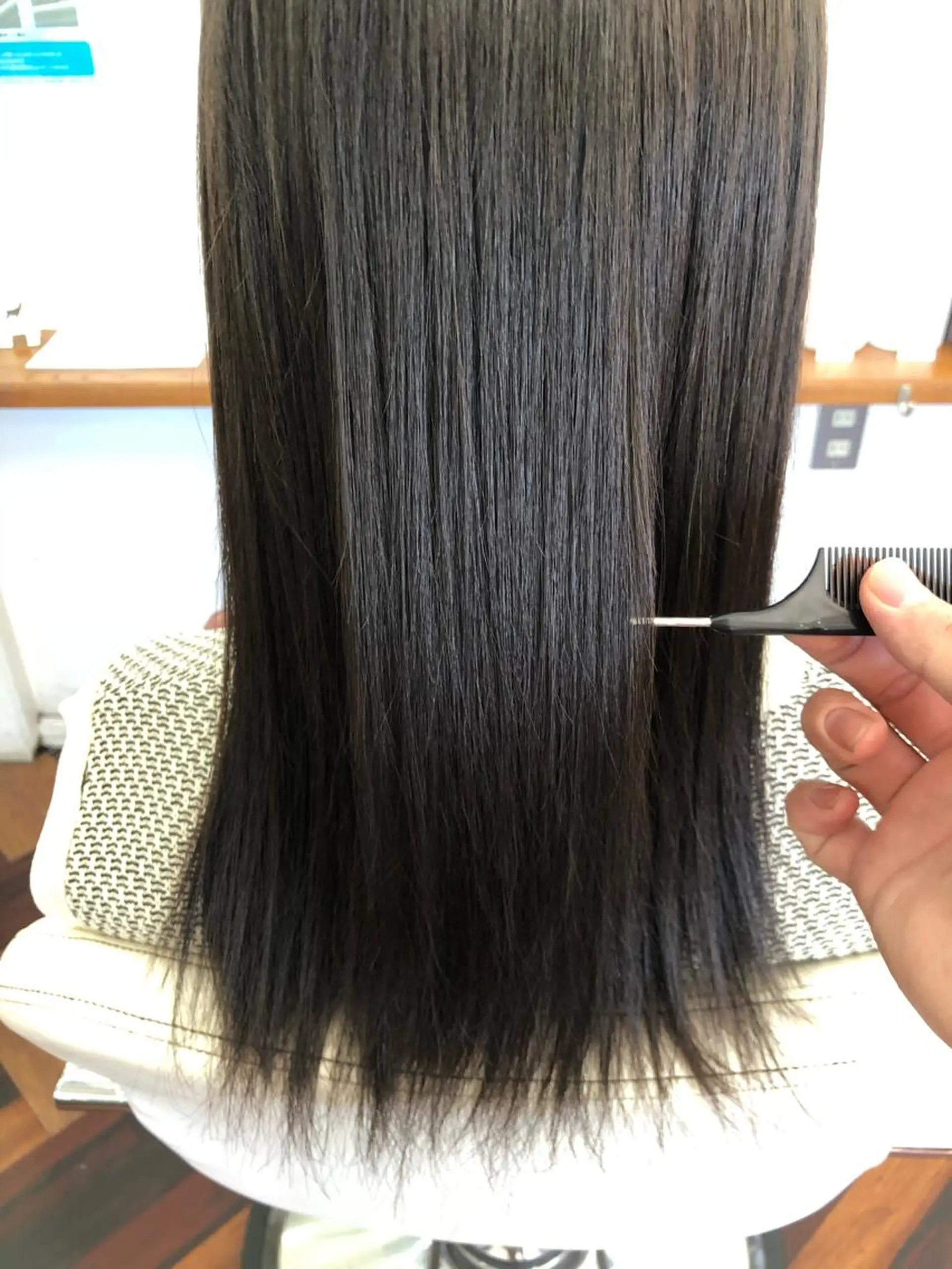 セミロング 縮毛矯正 fulam所属・佐藤悠生/郡山 メンズパーマ.カットのヘアスタイル