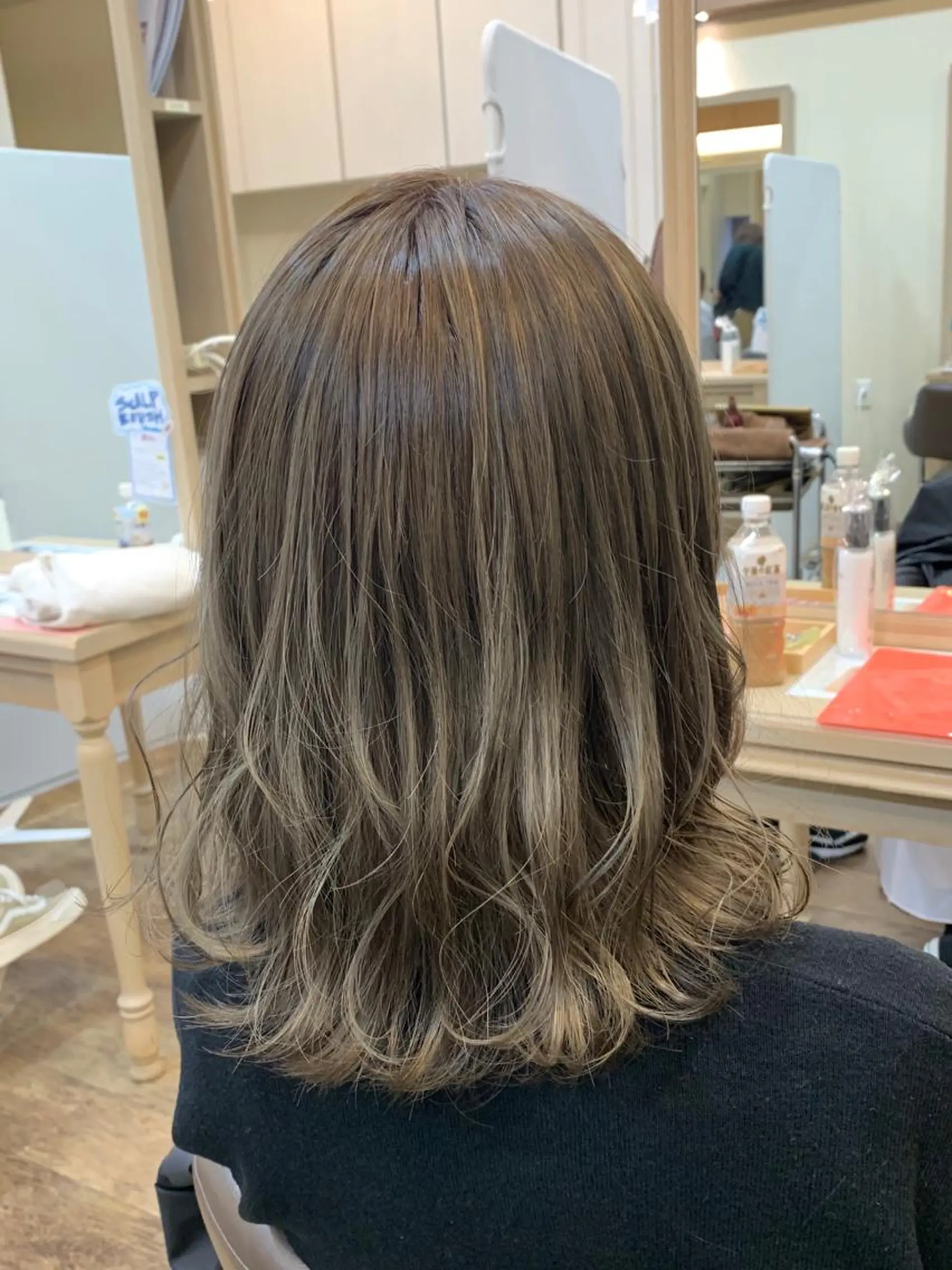 ミディアム カラー ベージュカラー 🦋艶モテカラー/ヘ アセット🦋YURIのヘアスタイル