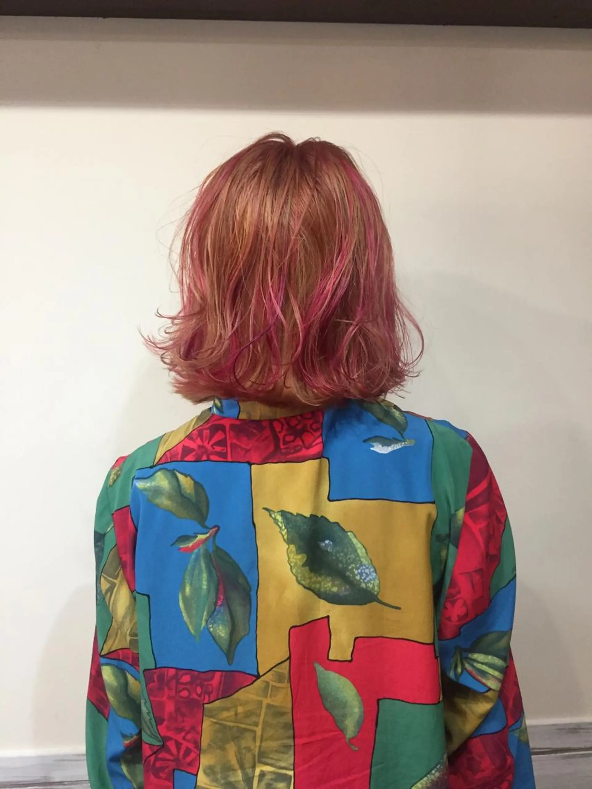 ミディアム カラー カット パーマ トリートメント カラー特化サロン大阪 ルービック江坂/新城のヘアスタイル