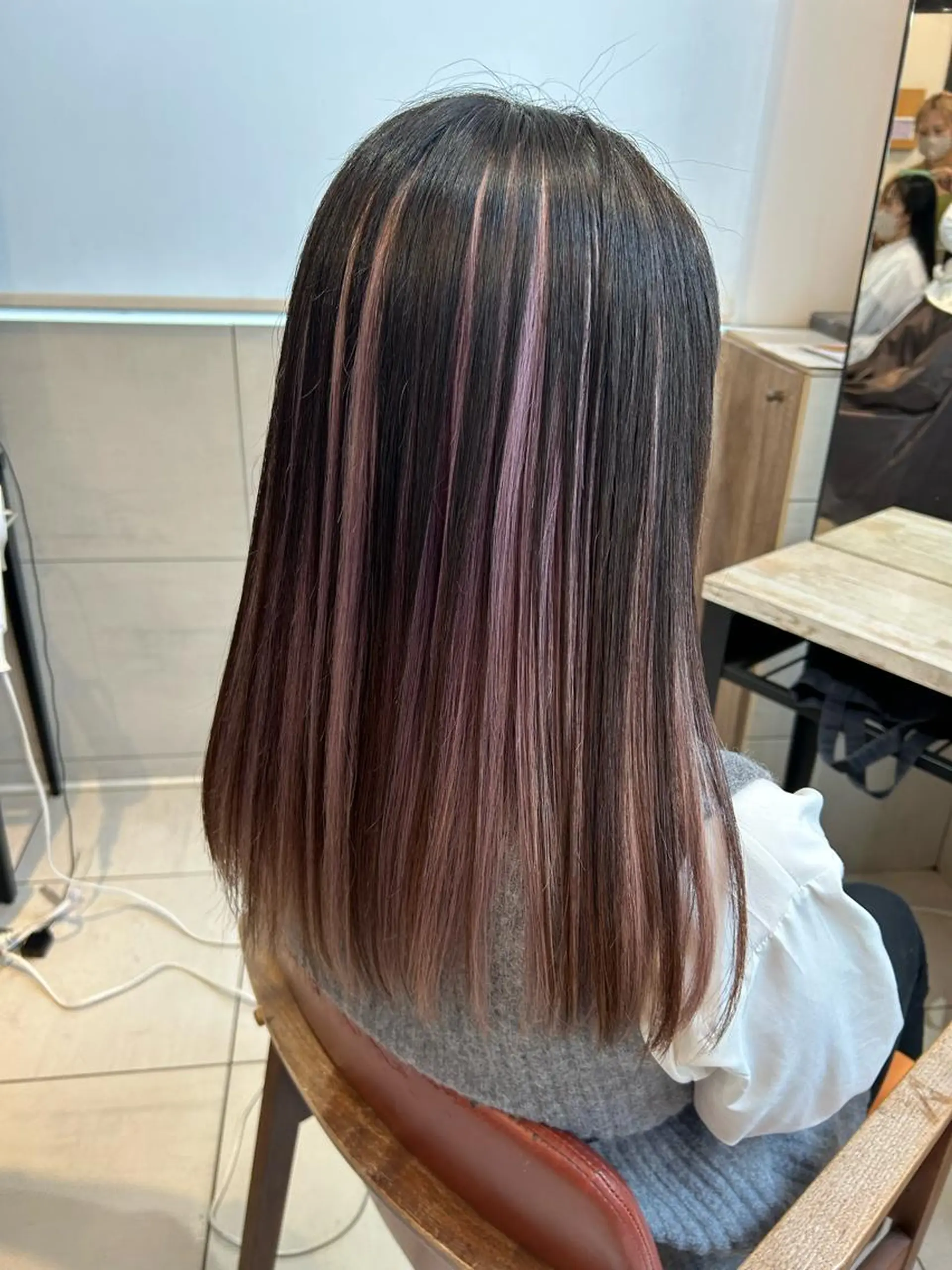 ロング カラー ヘアカラー 艶カラー/耳つぼ/ 渡辺奈緒のその他イメージ