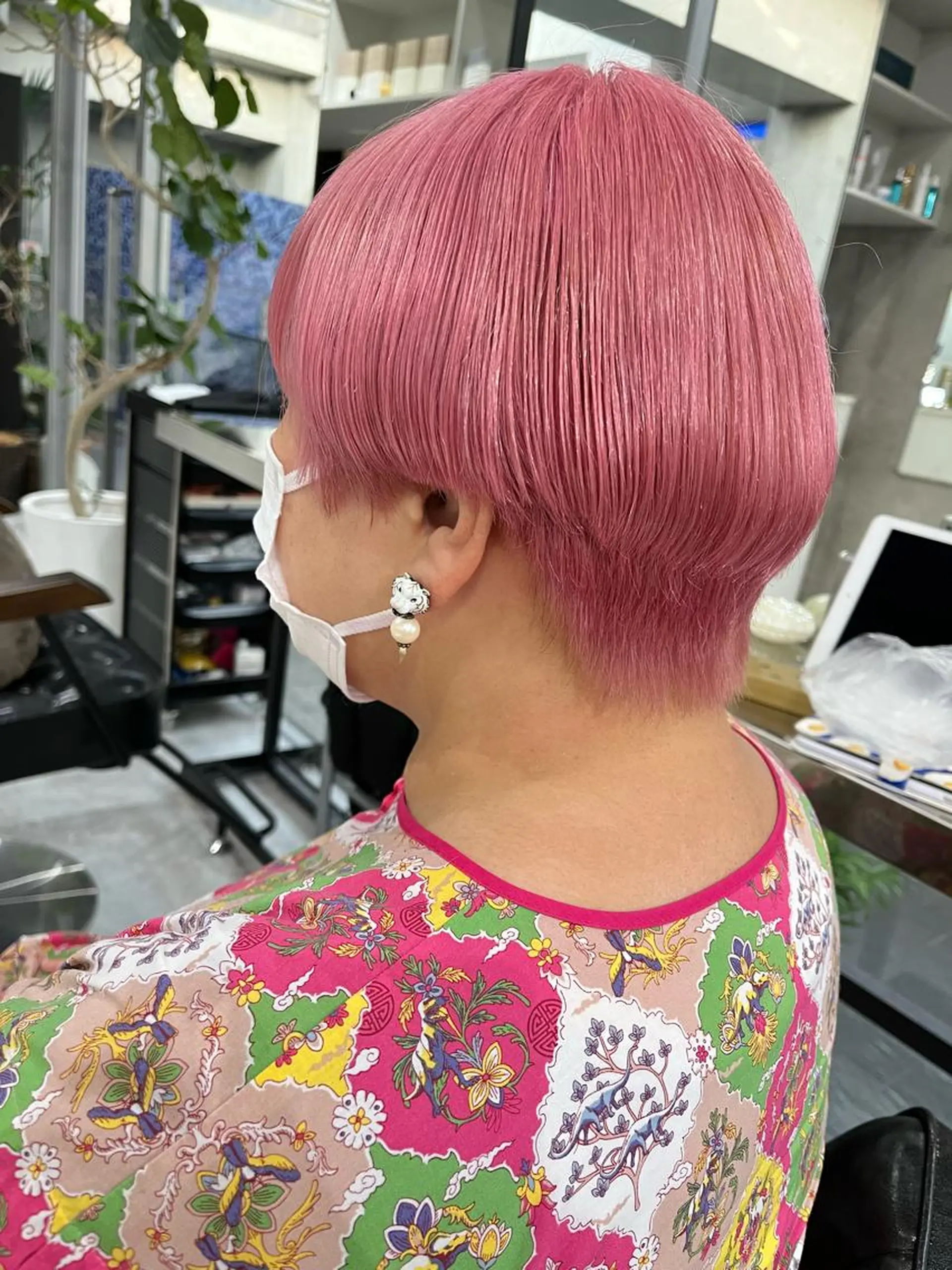 ショート Lavy kyoto所属・Lavy カラー&エクステのヘアスタイル