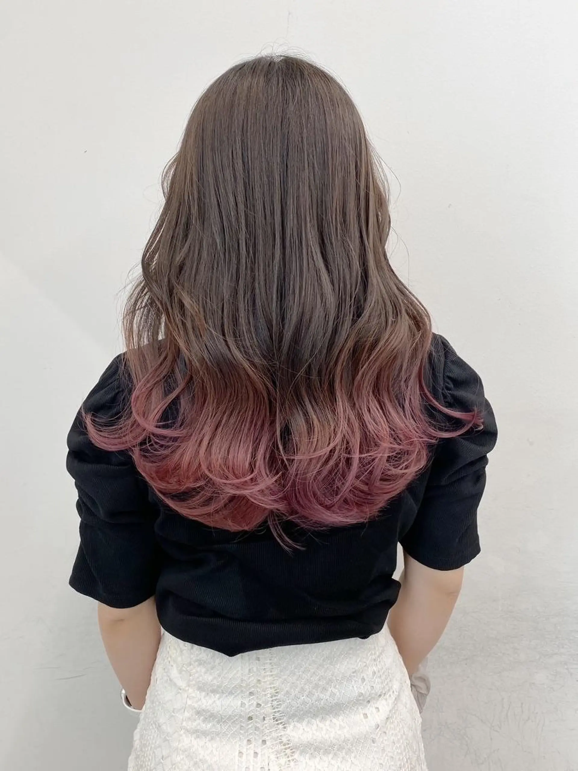 カラー ロング アディクシーカラー アッシュ ブルーカラー ダークアッシュ グレージュ 【公式】amble luxe 中野のヘアスタイル