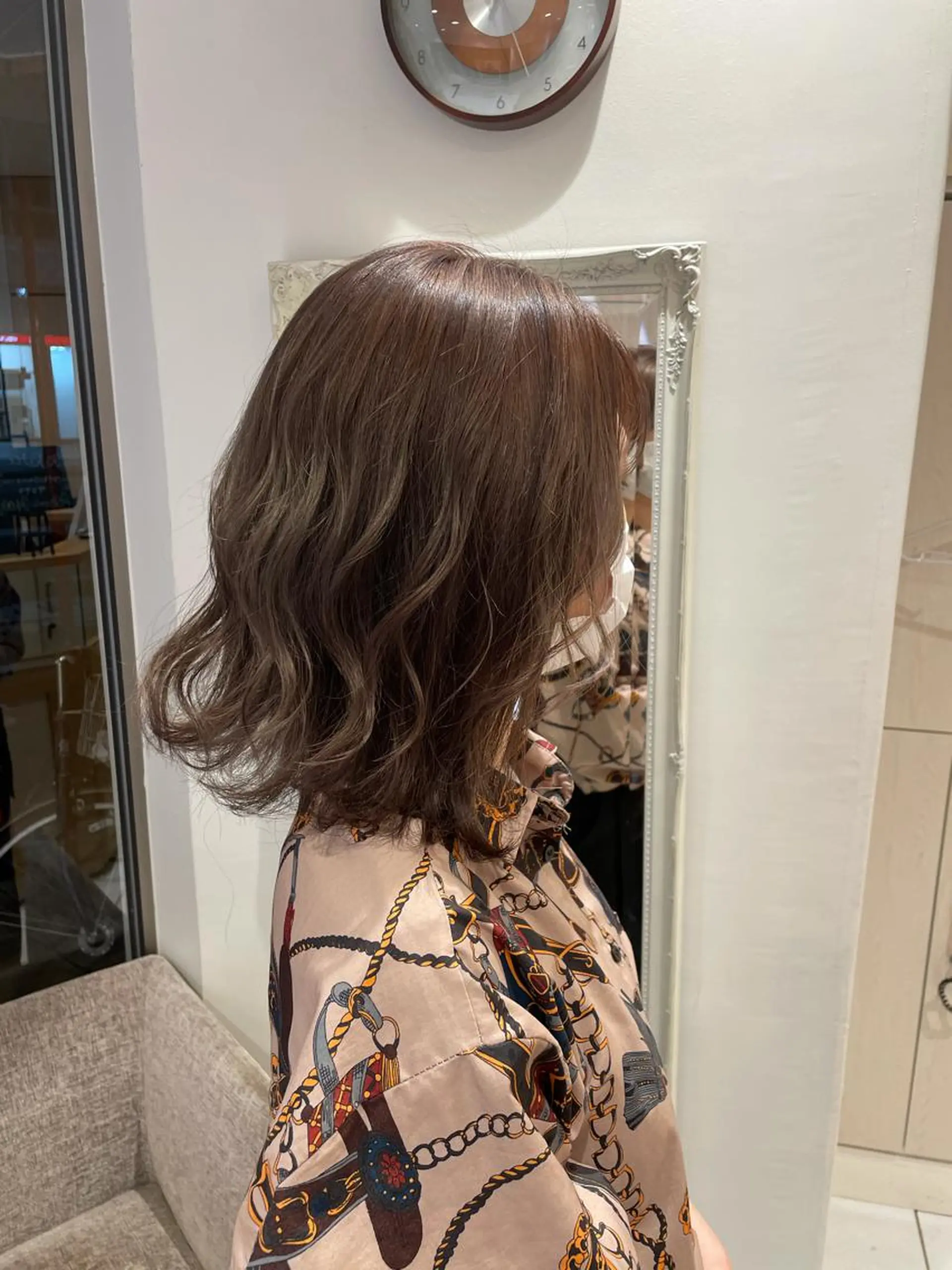 ミディアム ✨パーマ×ハイトーン Futo✨のヘアスタイル