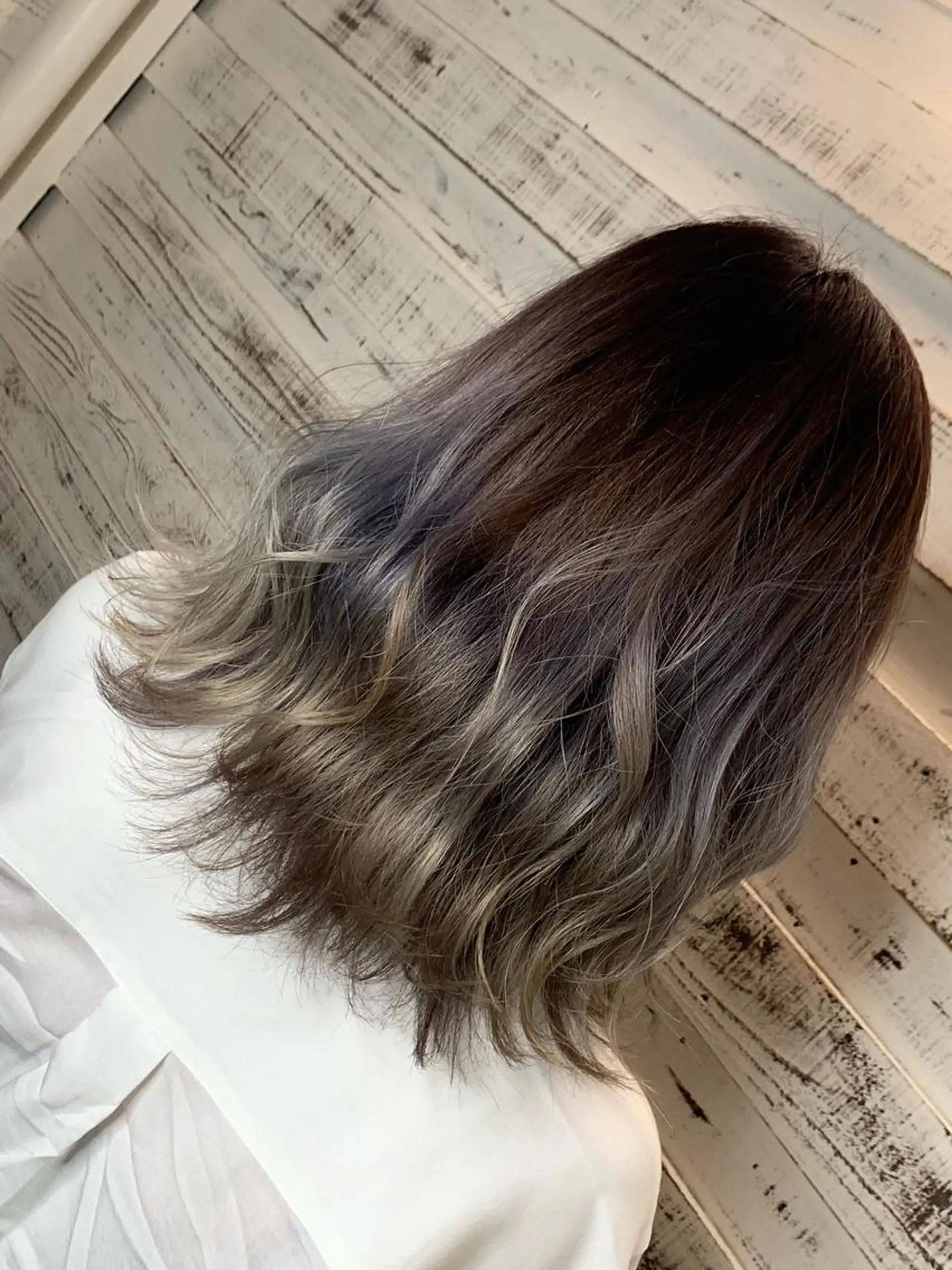 ミディアム カラー nubes所属・🌟高田 聖菜🌟のヘアスタイル