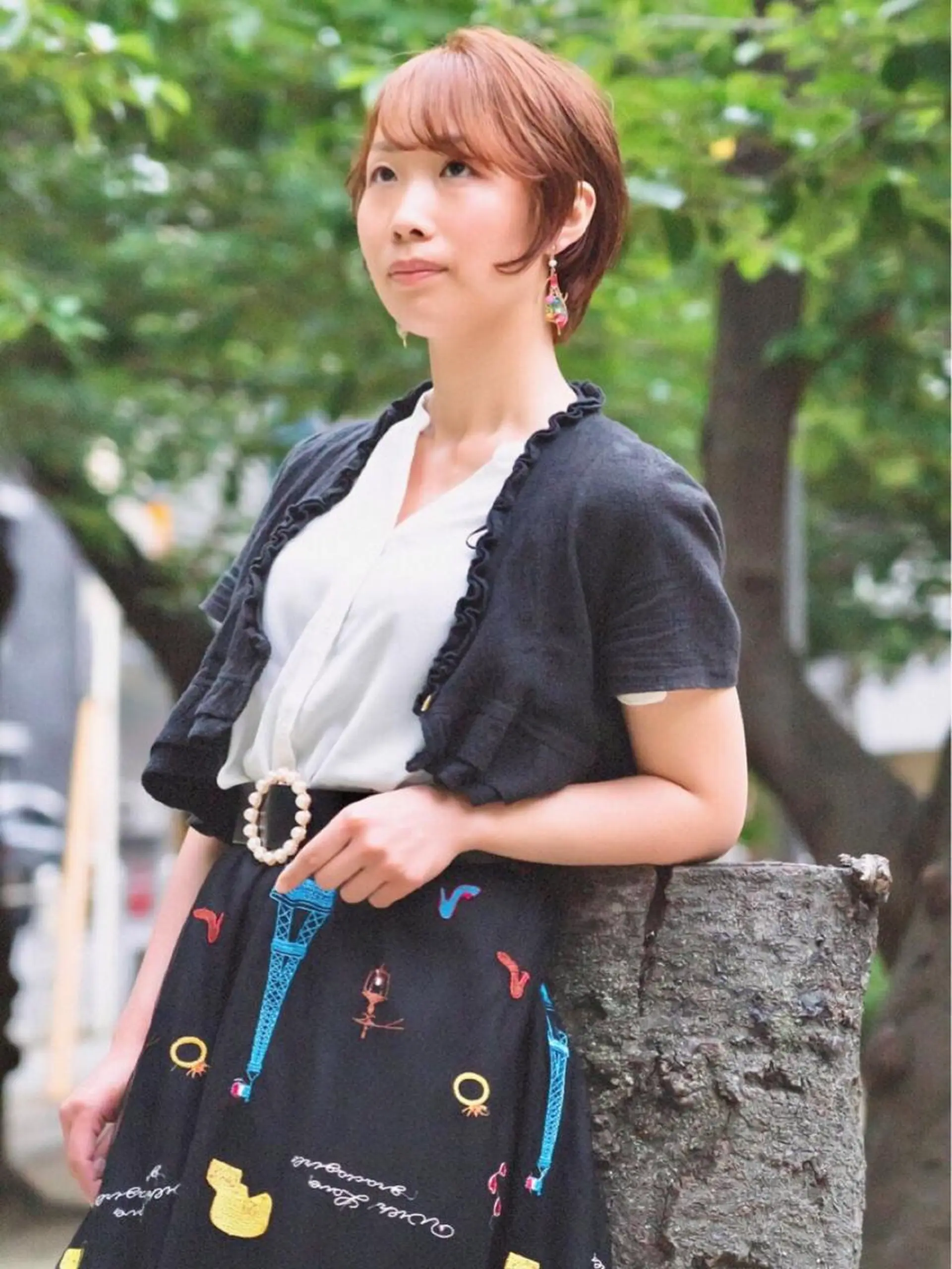 ショート カラー シェアハピ ヤマモトのヘアスタイル