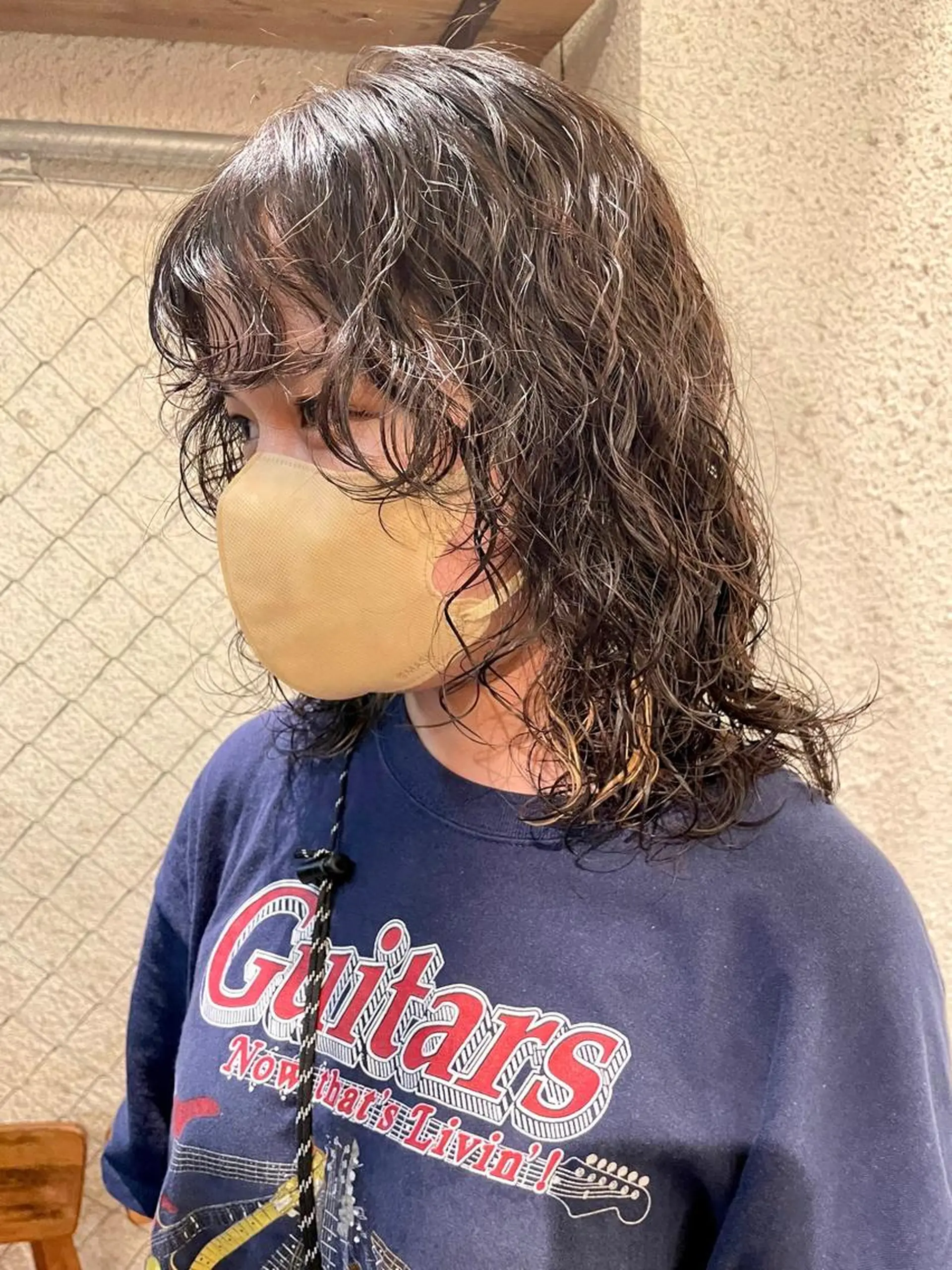 ミディアム パーマ SALOWIN下北沢所属・hazuki 🌝のヘアスタイル