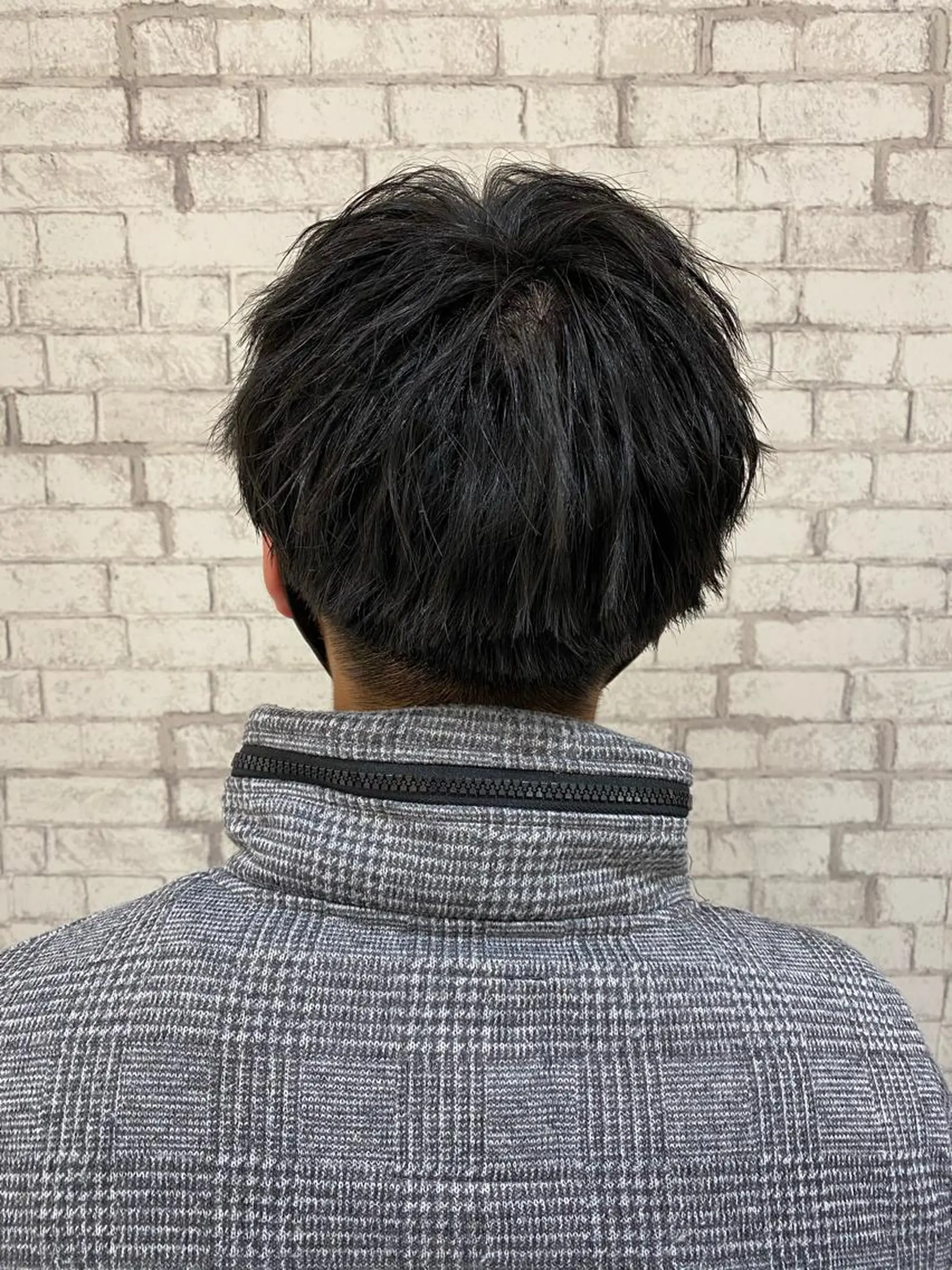 ショート ヘアアレンジ メンズ カット ブリーチなし艶カラー 東家のヘアスタイル