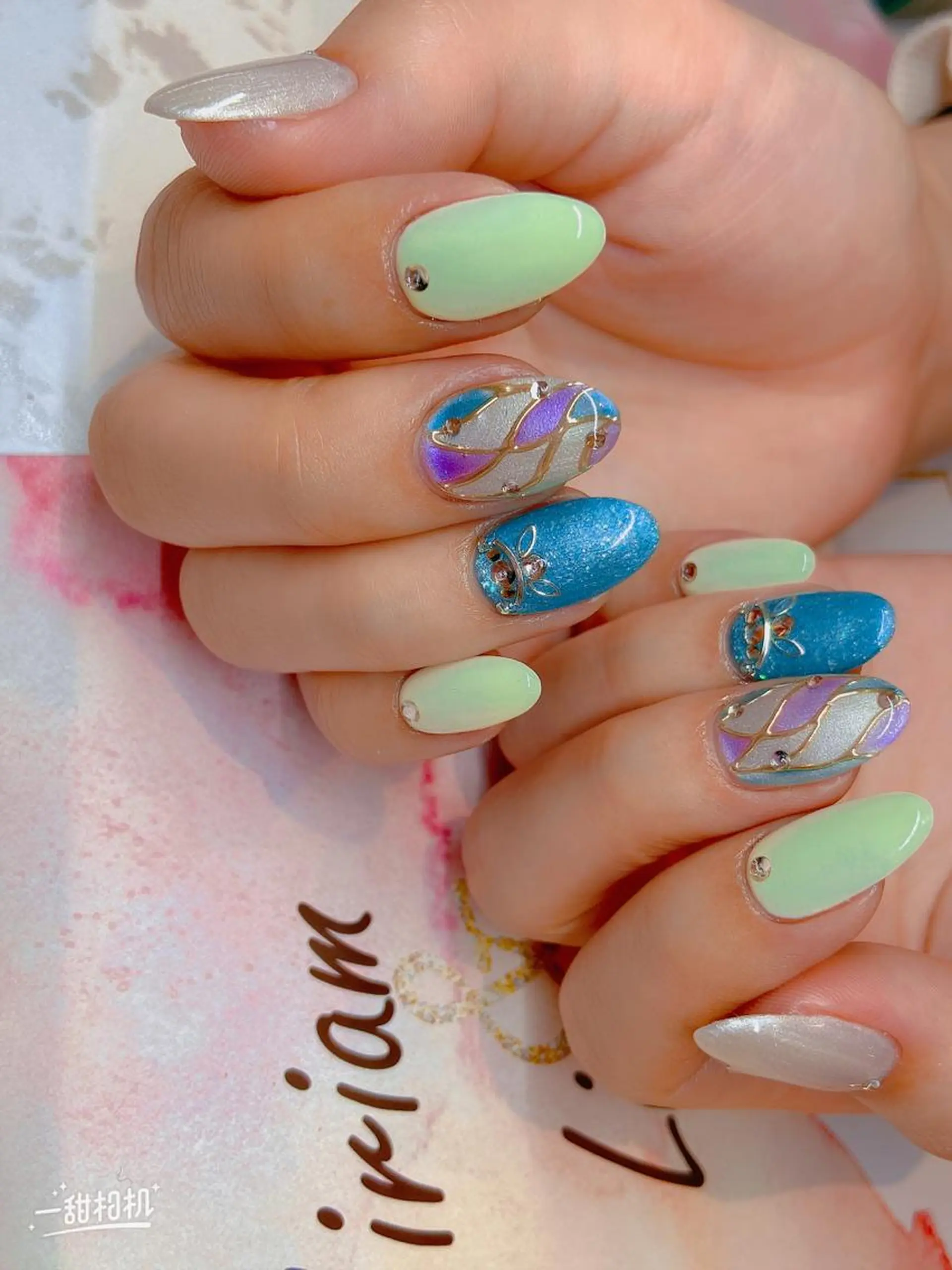 ネイル 長さだし専門店 M2　rikaのネイルデザイン